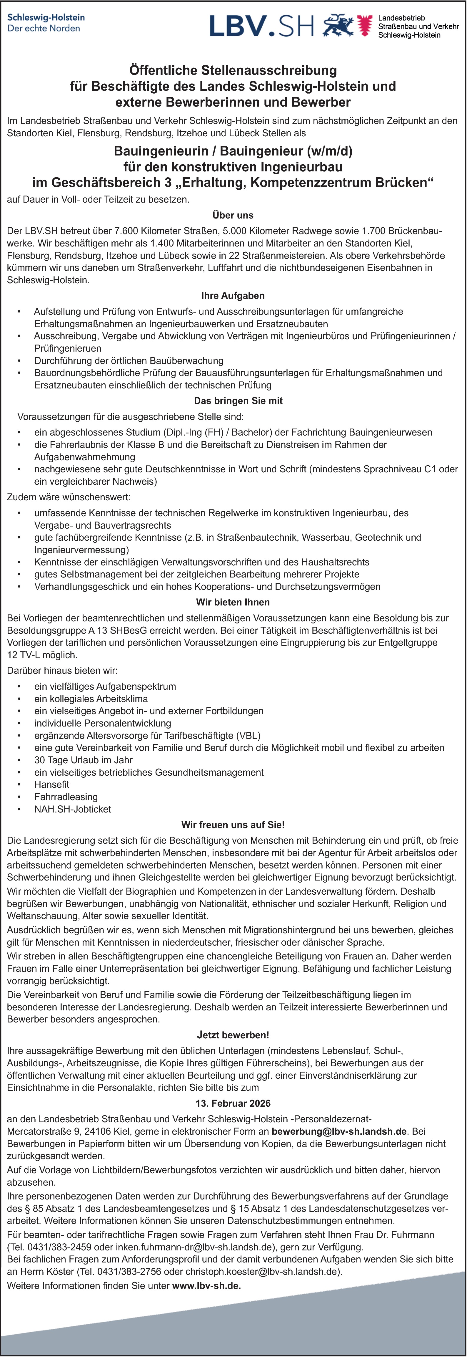 Bauingenieur (m/w/d)