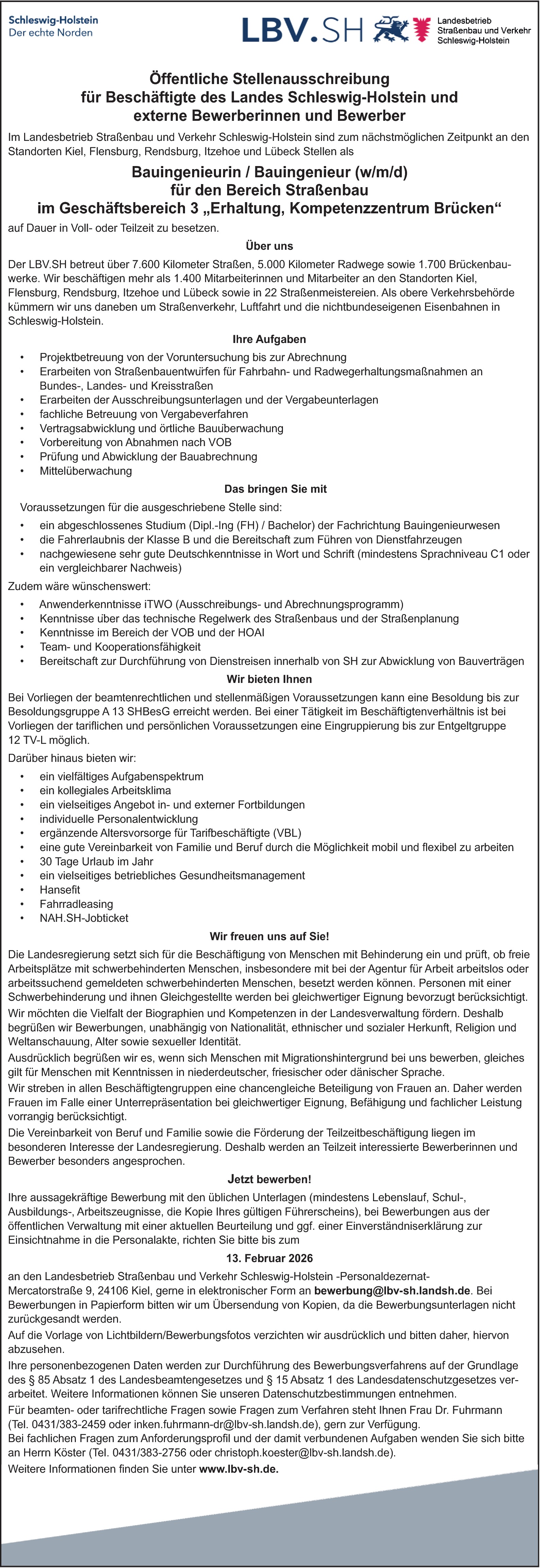 Bauingenieur (m/w/d)