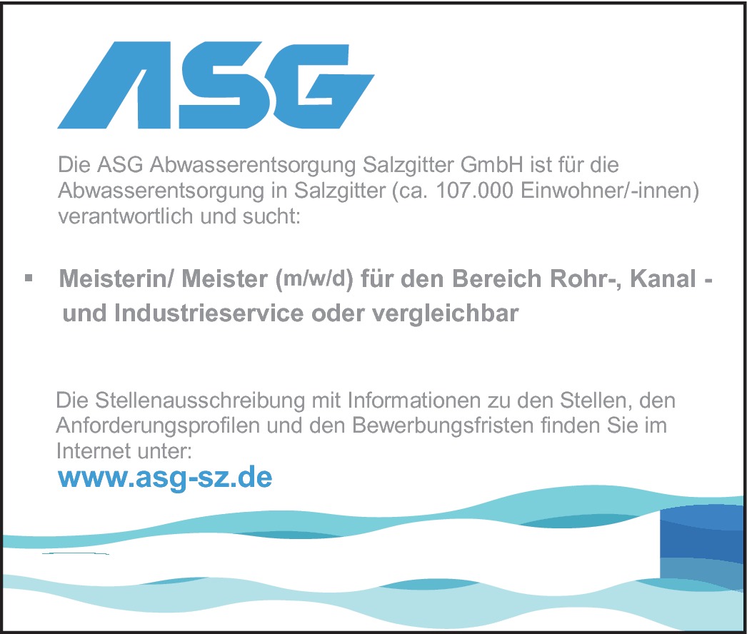 Meister m/w/d Rohr-, Kanal - und Industrieservice