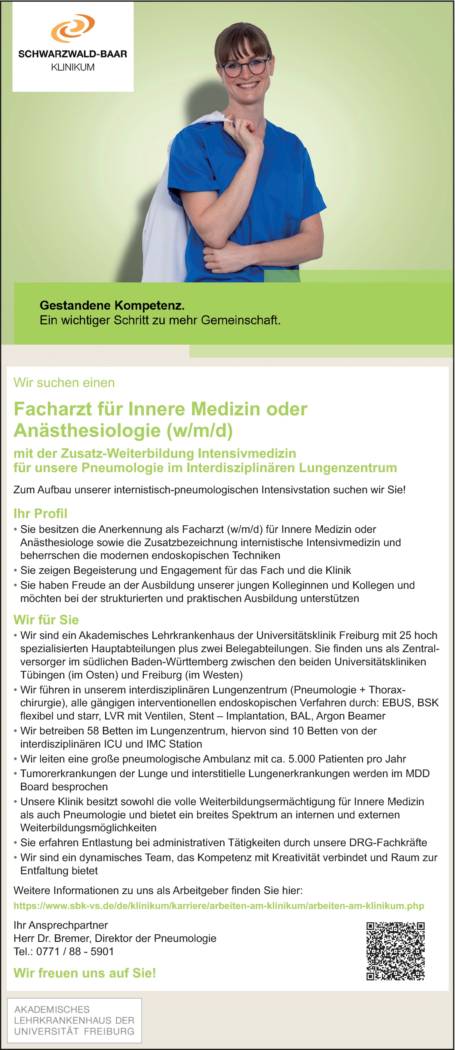 Facharzt Innere Medizin (m/w/d)