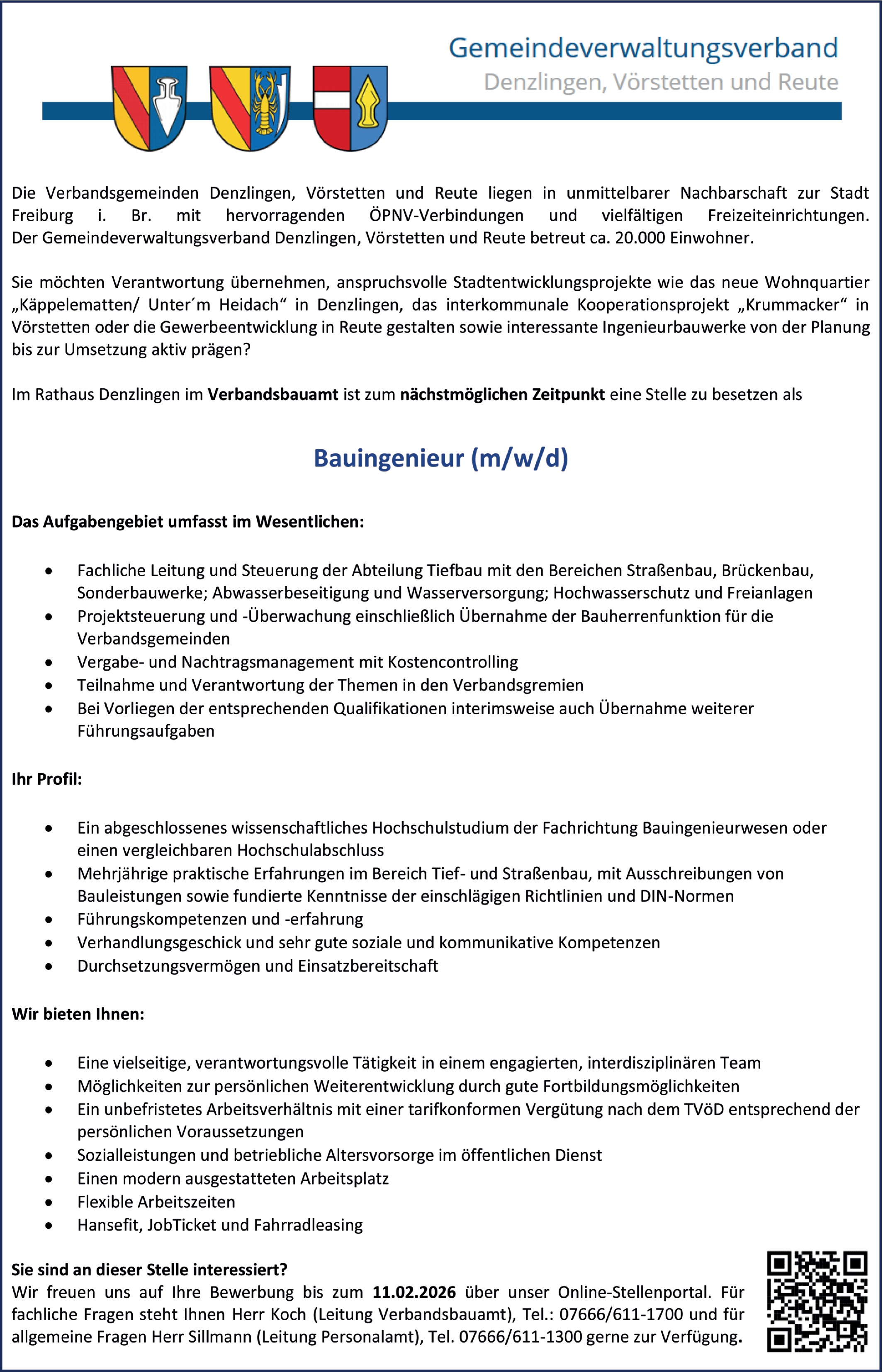 Bauingenieur Straßenbau m/w/d