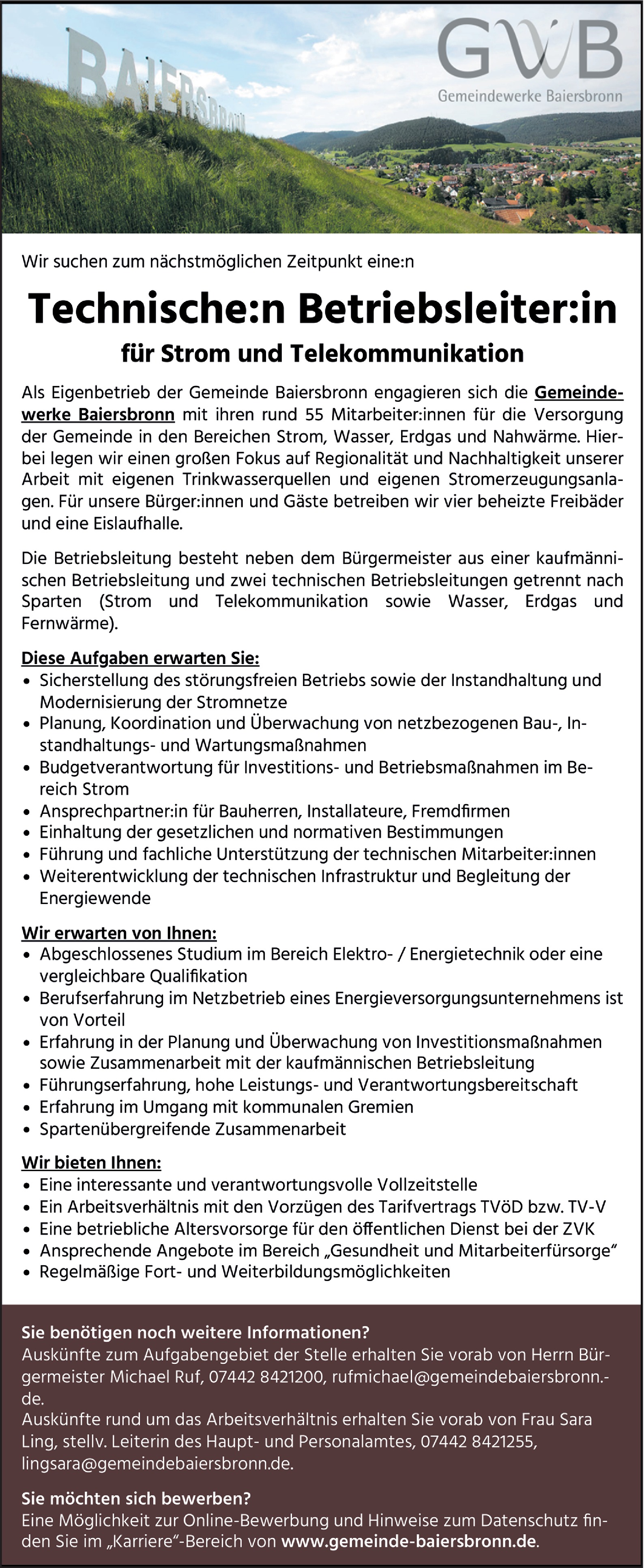 Ingenieur Elektrotechnik m/w/d