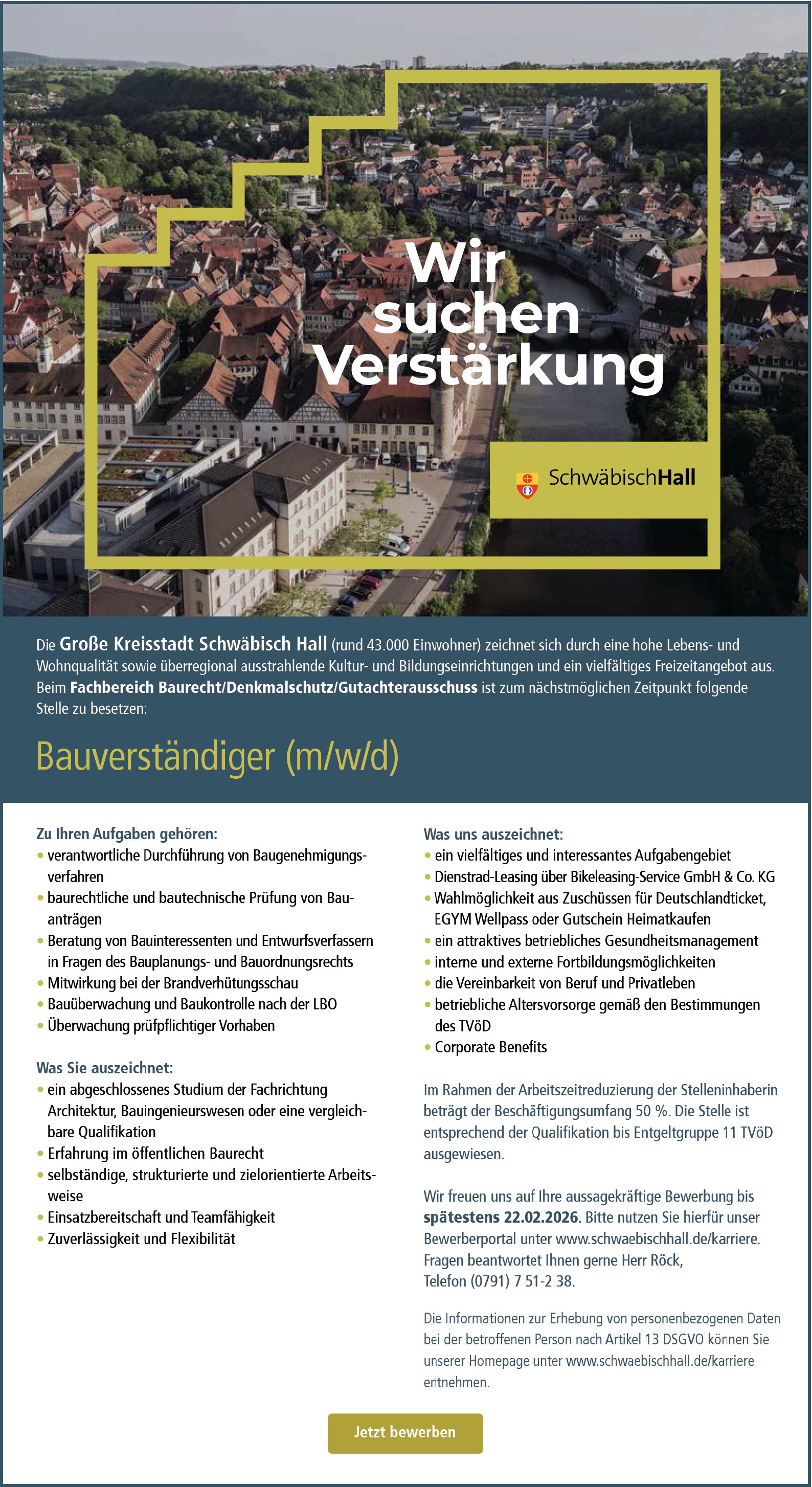 Bauingenieur als Bauverständiger (m/w/d)