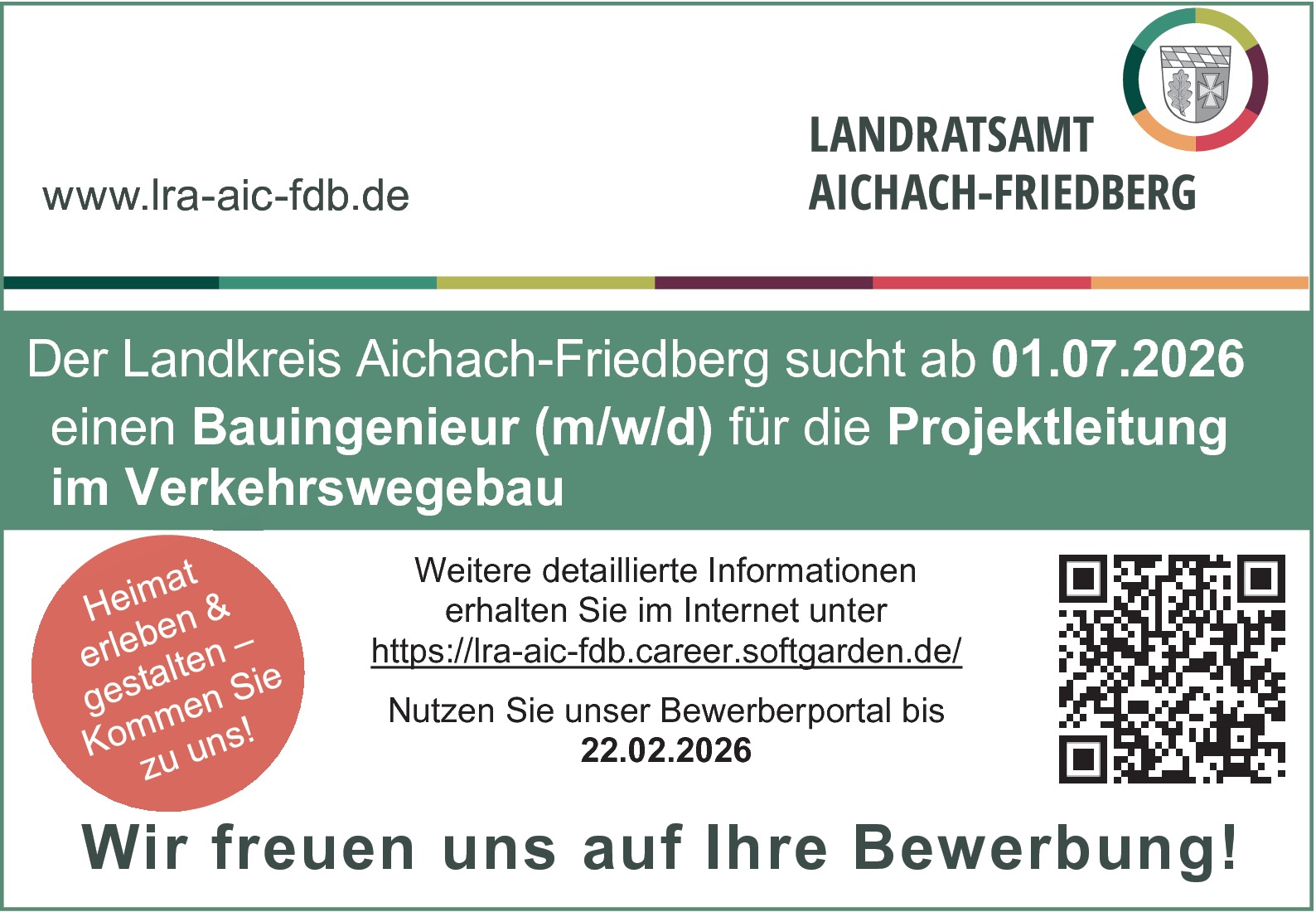 Bauingenieur m/w/d für die Projektleitung im Verkehrswegebau