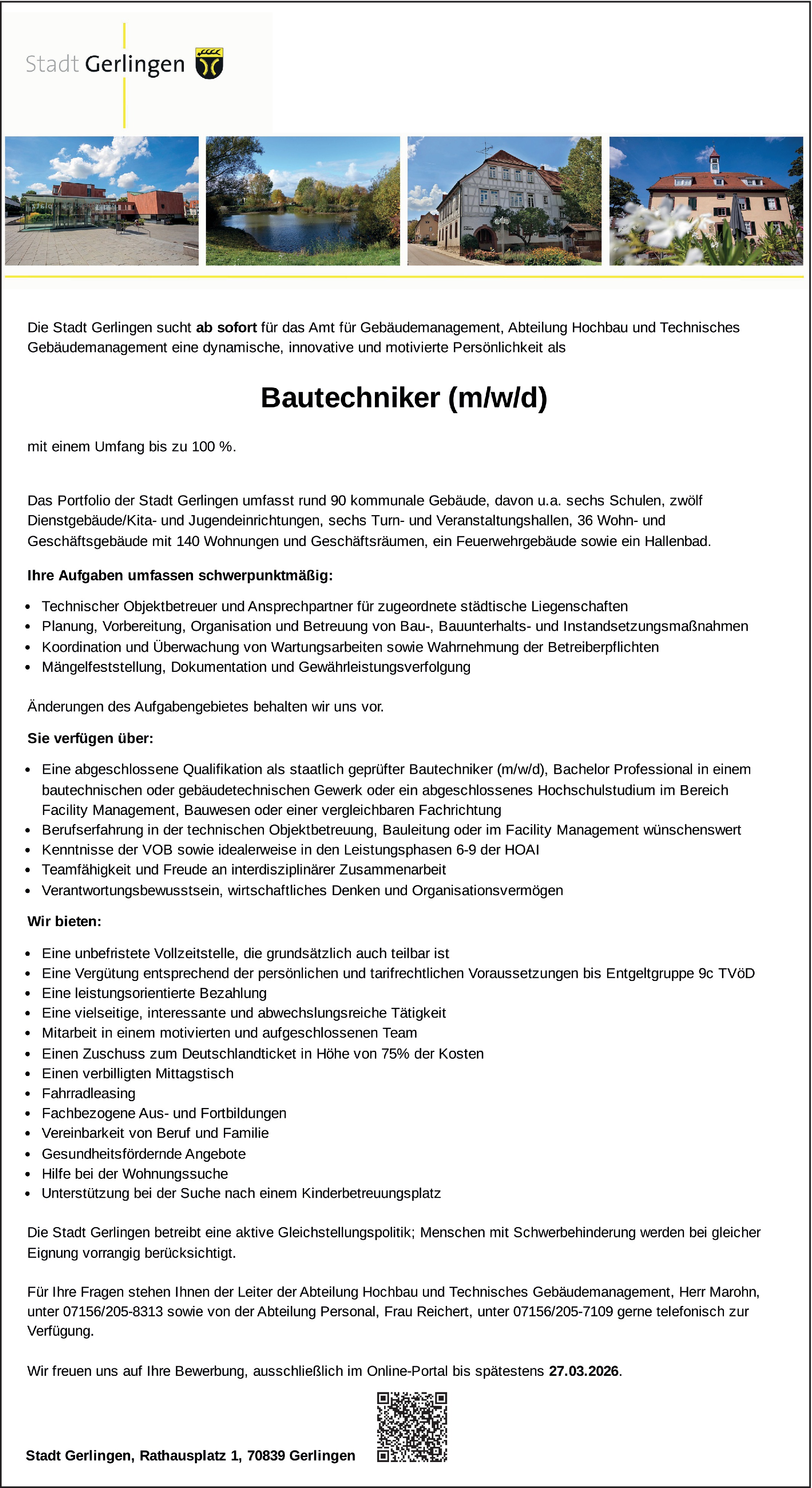 Bauingenieur m/w/d