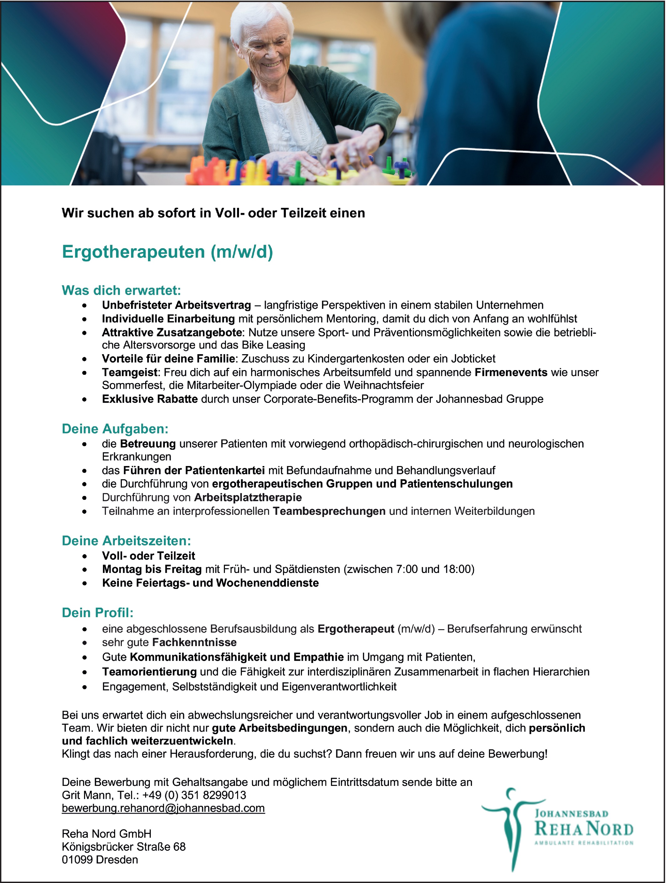 Ergotherapeut (m/w/d) 