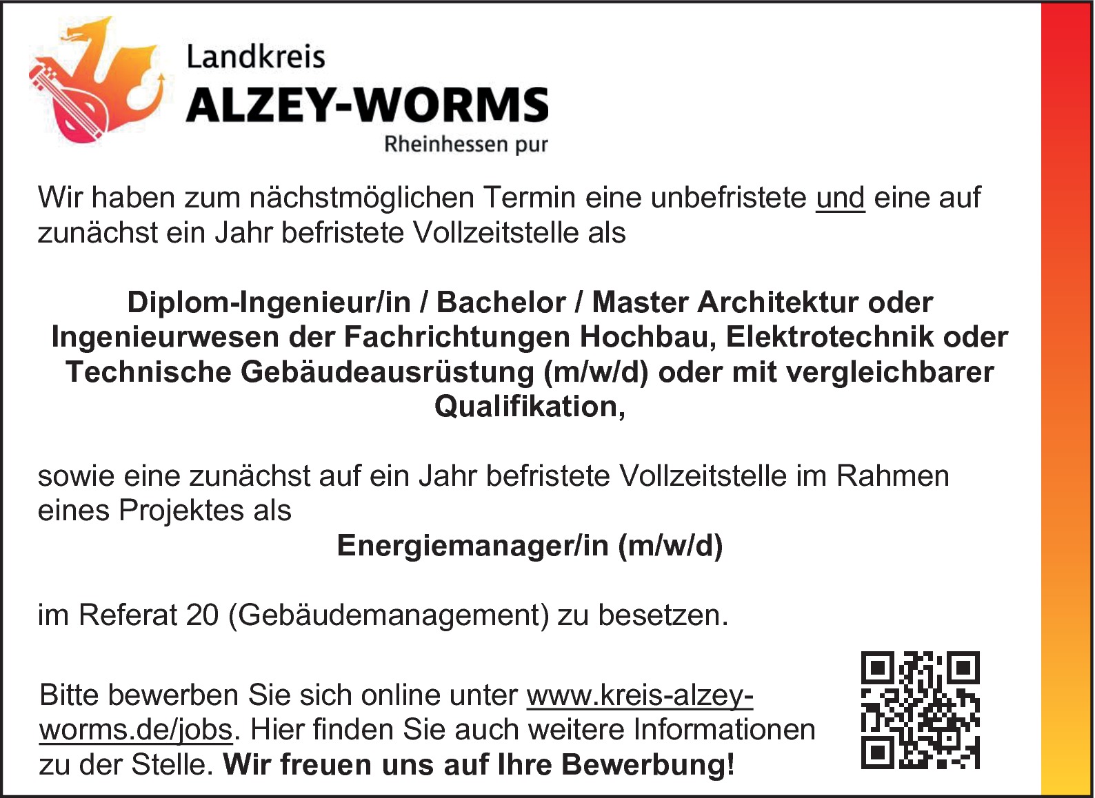 Energiemanager/in m/w/d