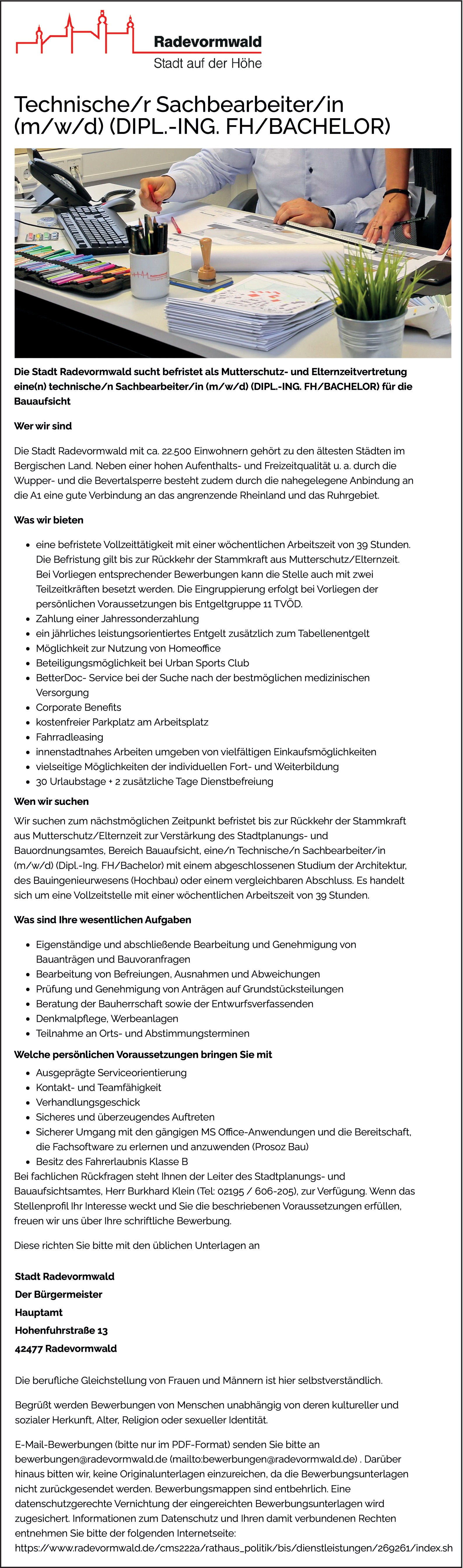 Bauingenieur Hochbau (m/w/d)