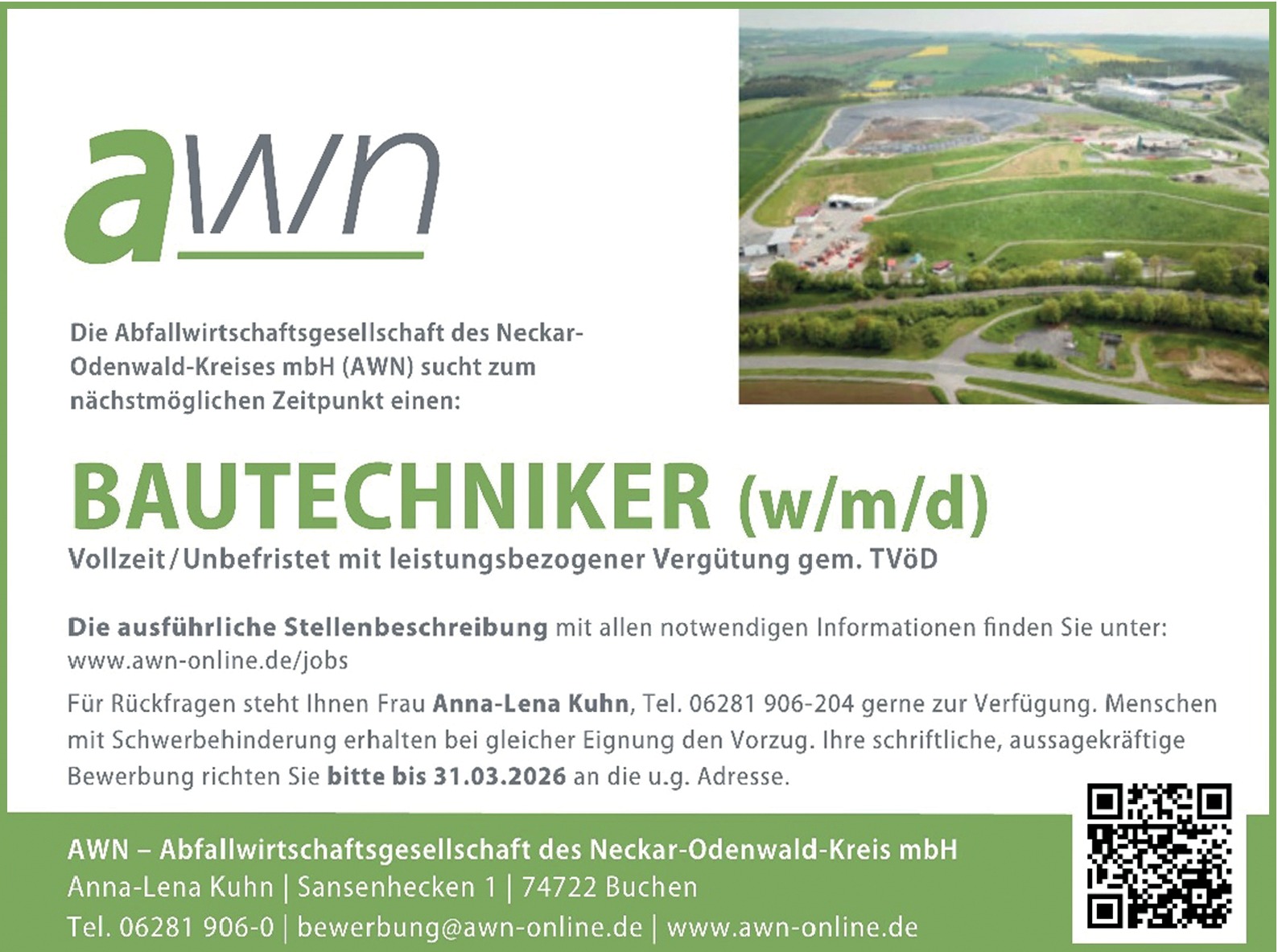 Bautechniker m/w/d