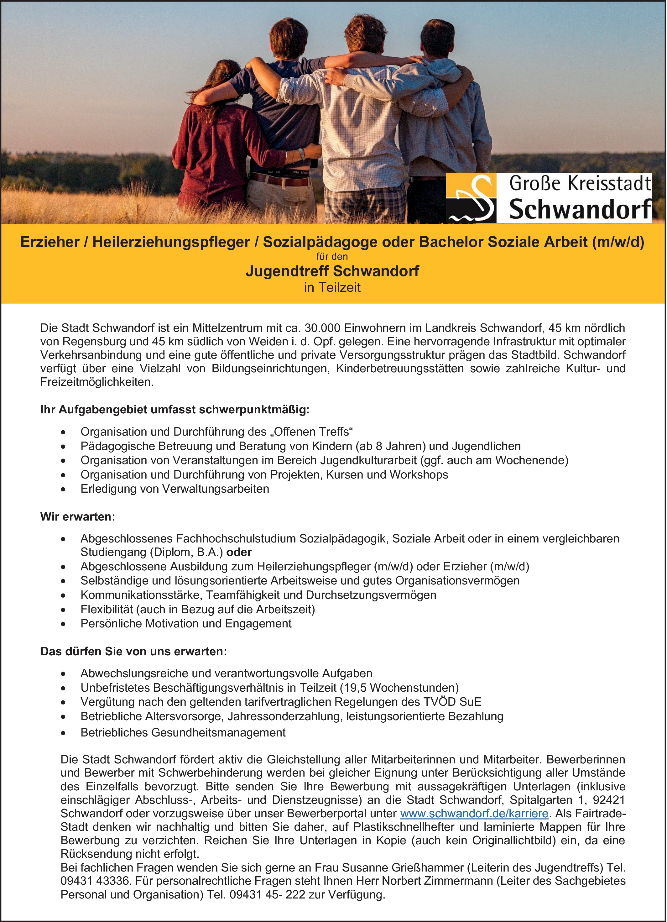 Sozialpädagoge / Erzieher / Heilerziehungspfleger (m/w/d)