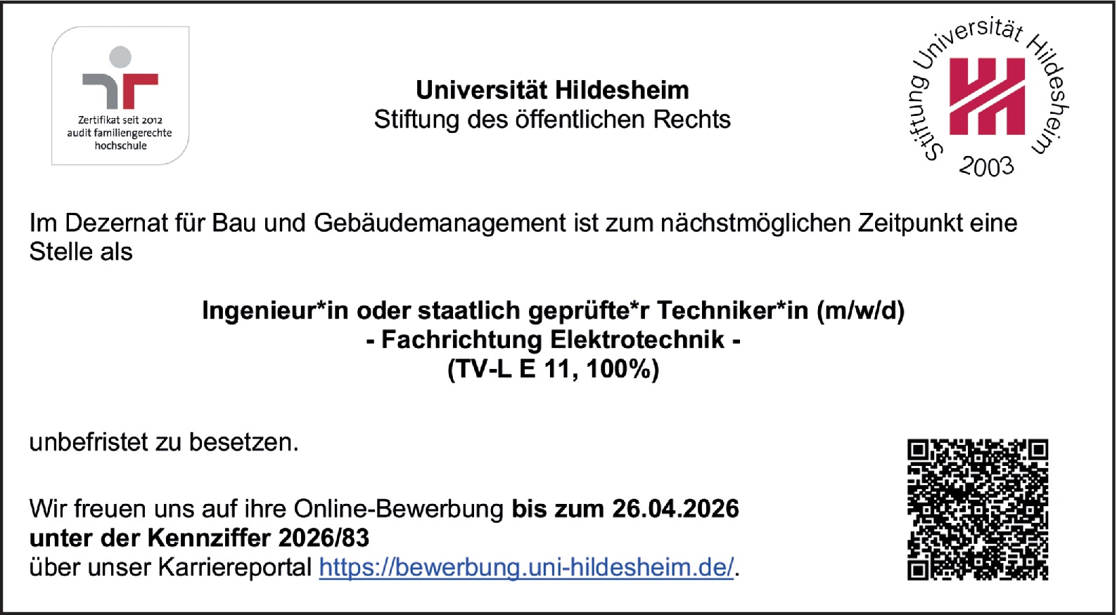 Elektrotechniker (m/w/d)