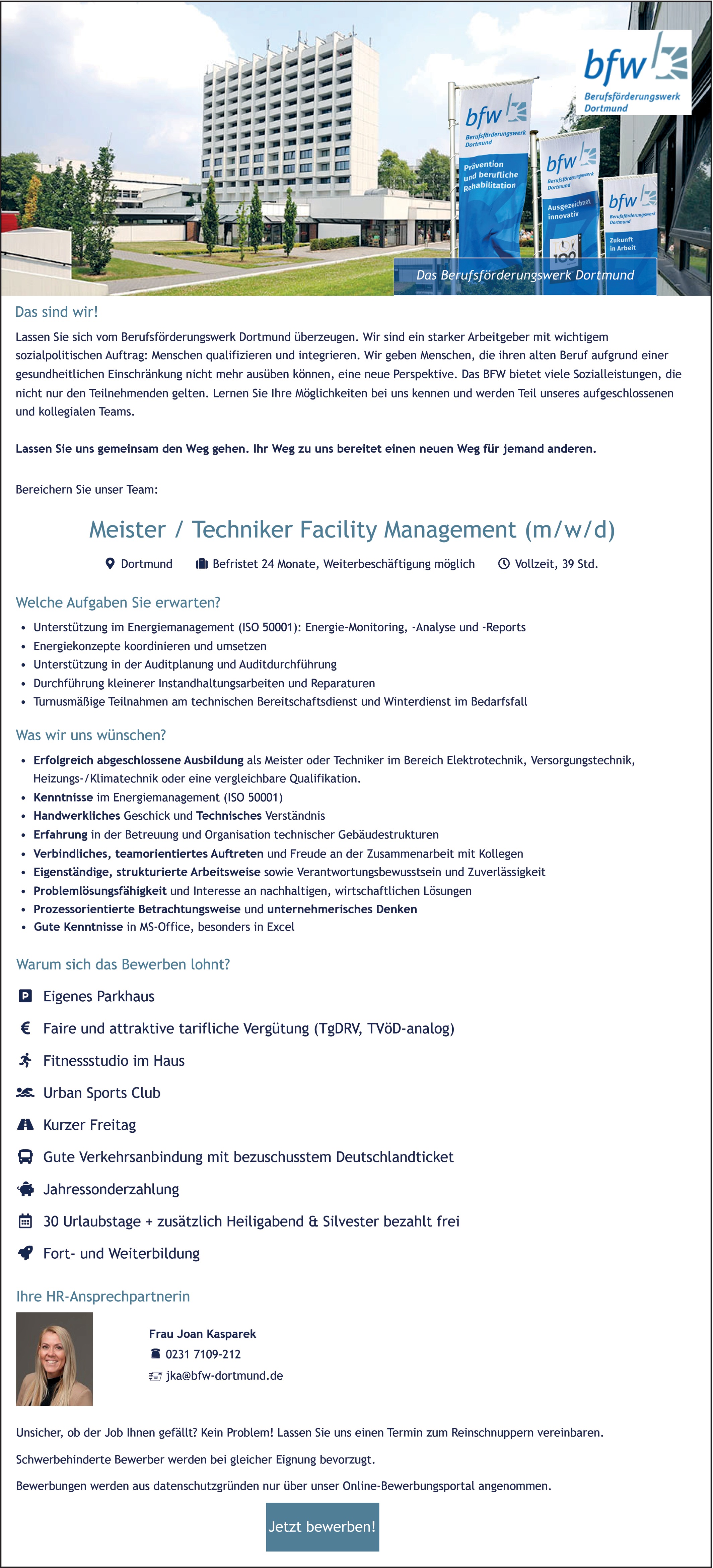 Techniker Facility Management (m/w/d)