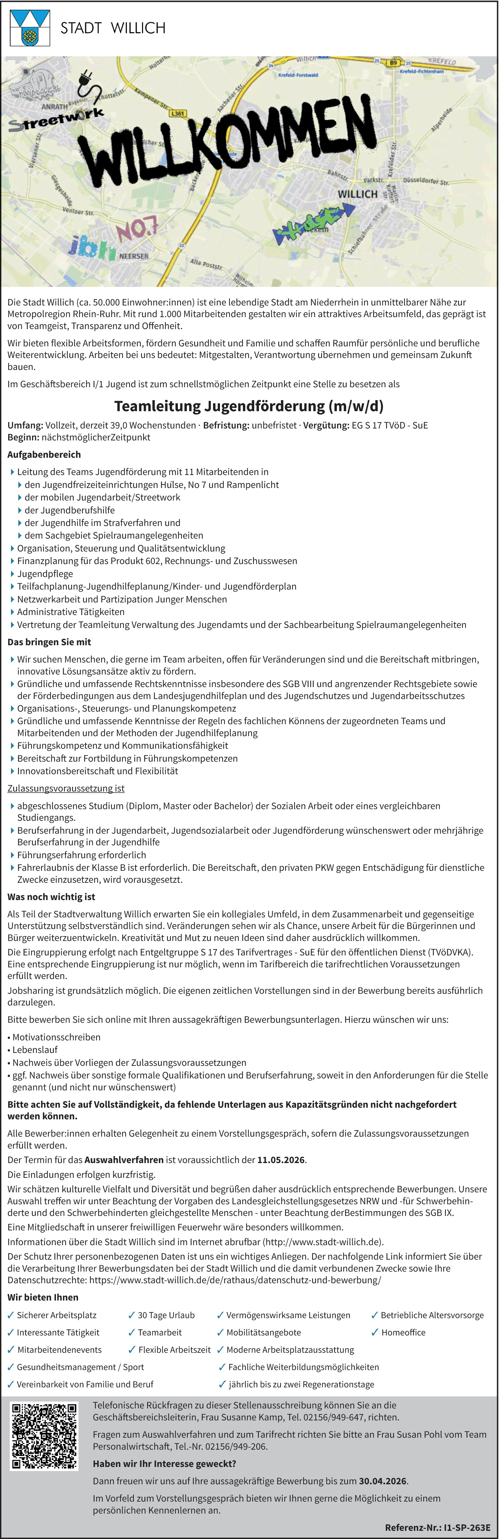 Teamleitung Jugendförderung (m/w/d)