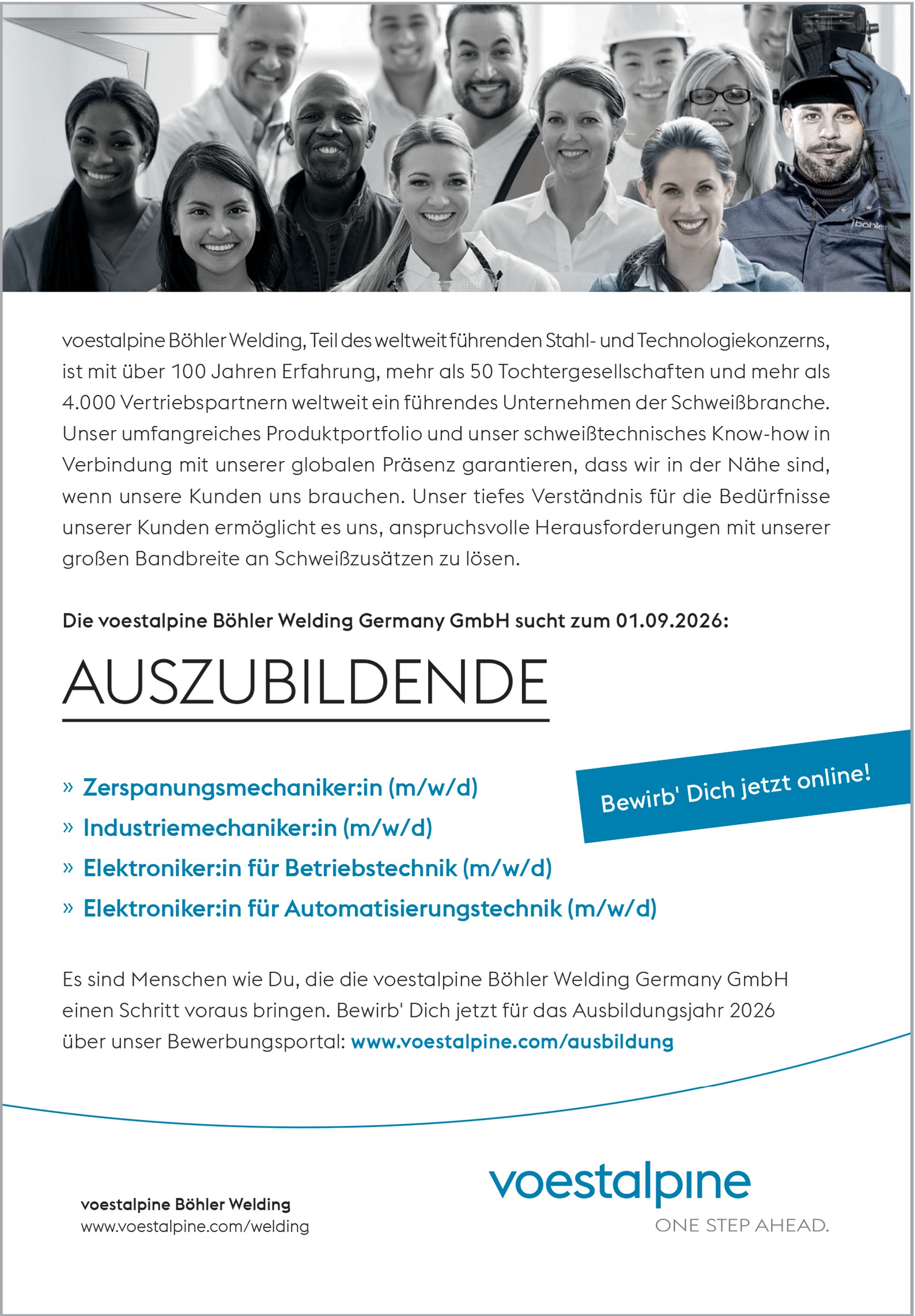 Ausbildung zum Industriemechaniker (m/w/d)