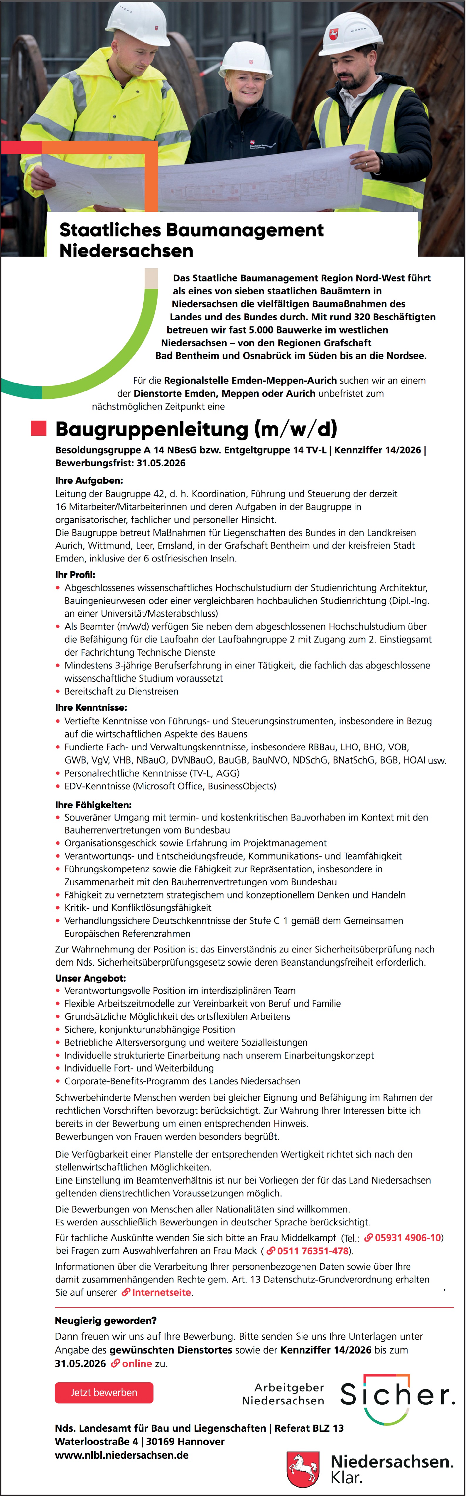 Baugruppen­leiter m/w/d