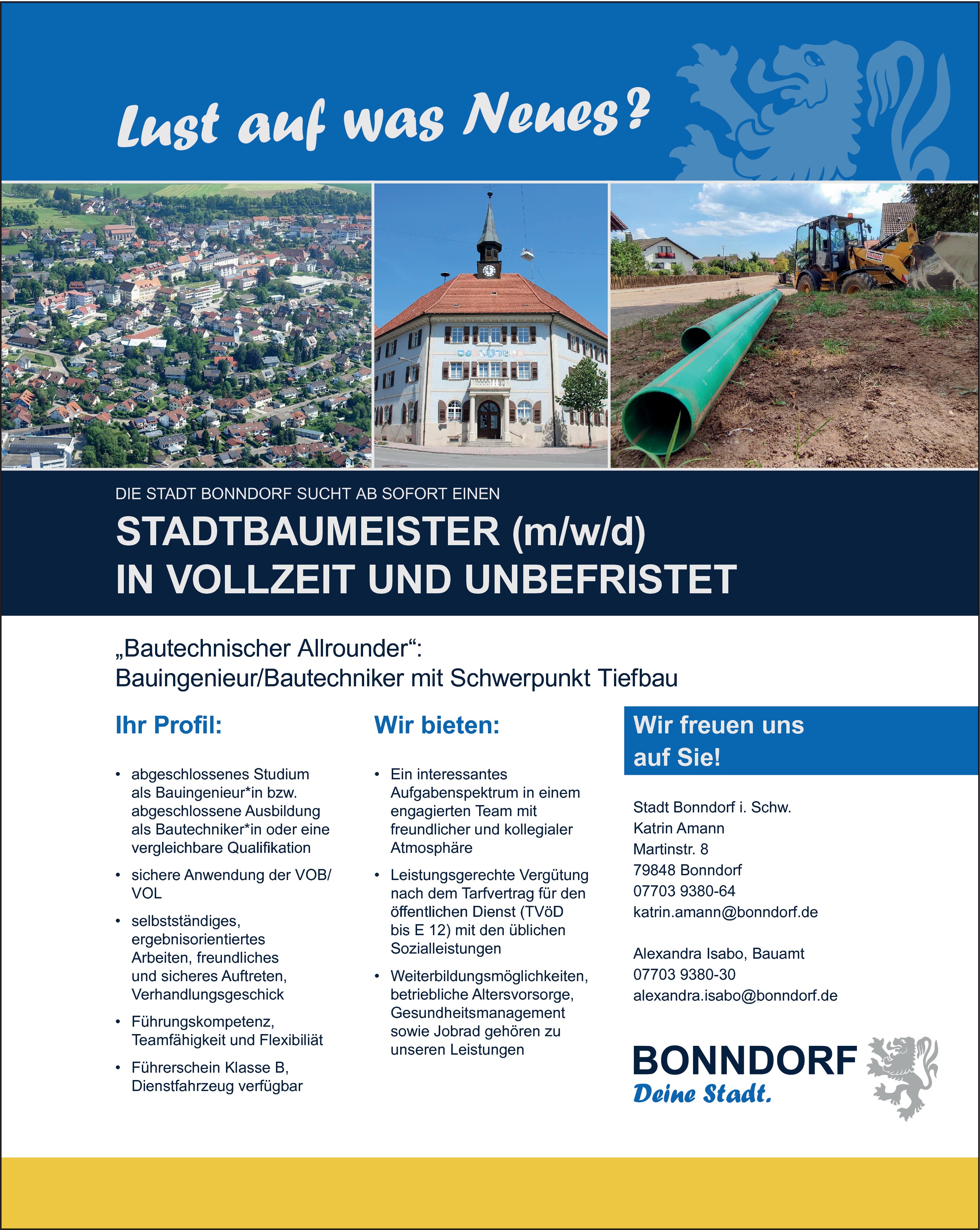 Bauingenieur / Bautechniker m/w/d