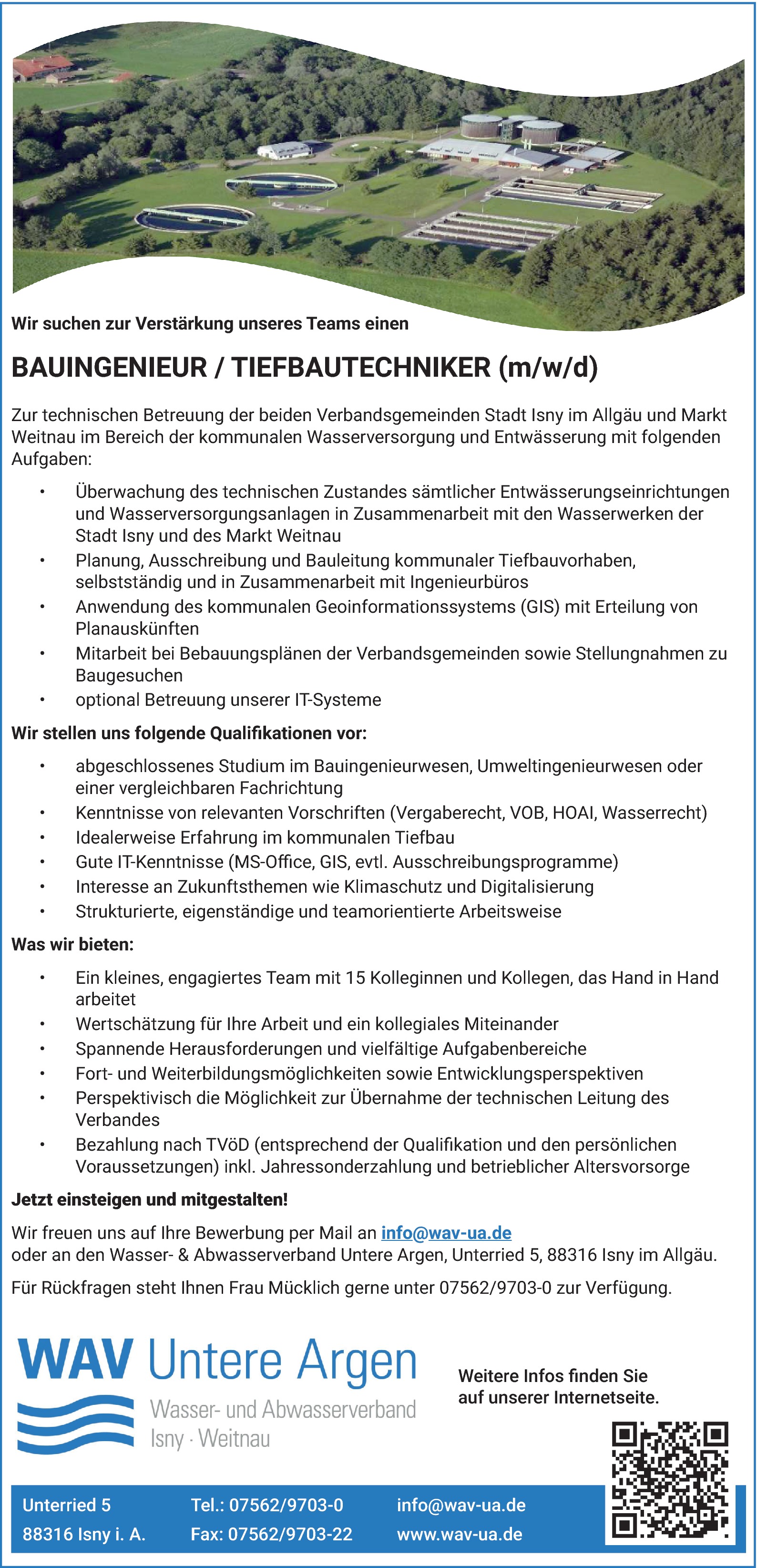 Bauingenieur / Tiefbautechniker (m/w/d)
