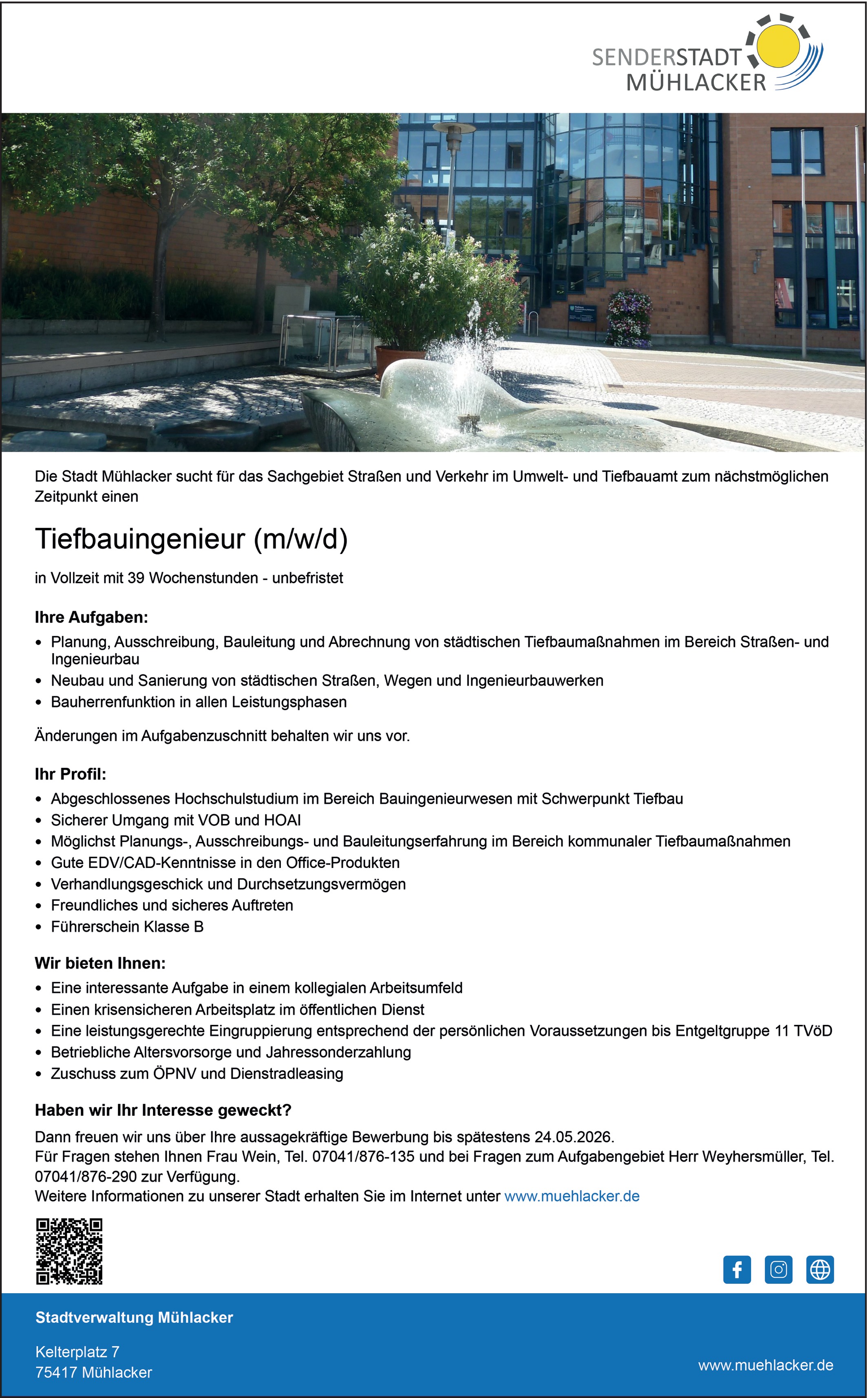 Tiefbauingenieur m/w/d