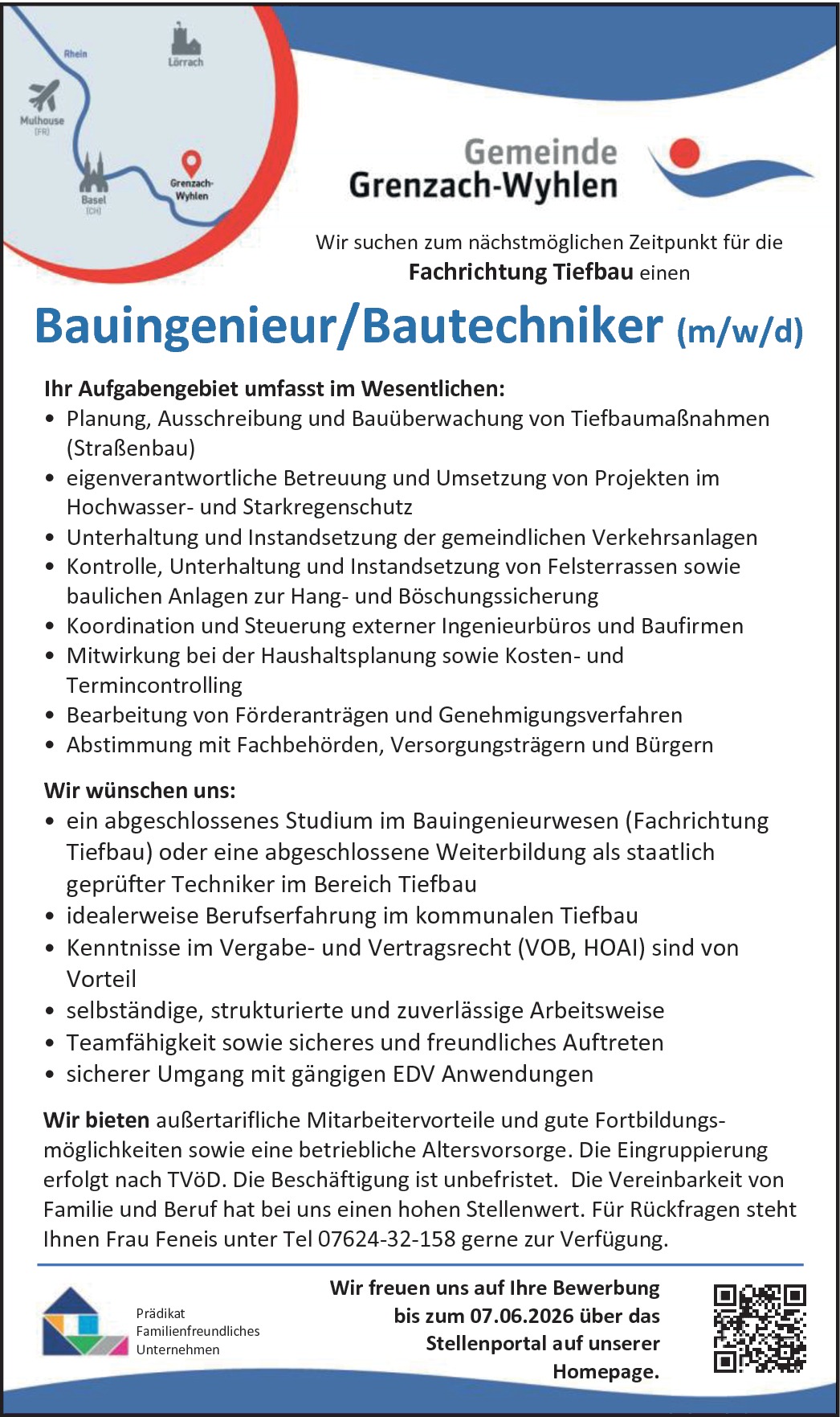 Bauingenieur/Bautechniker m/w/d