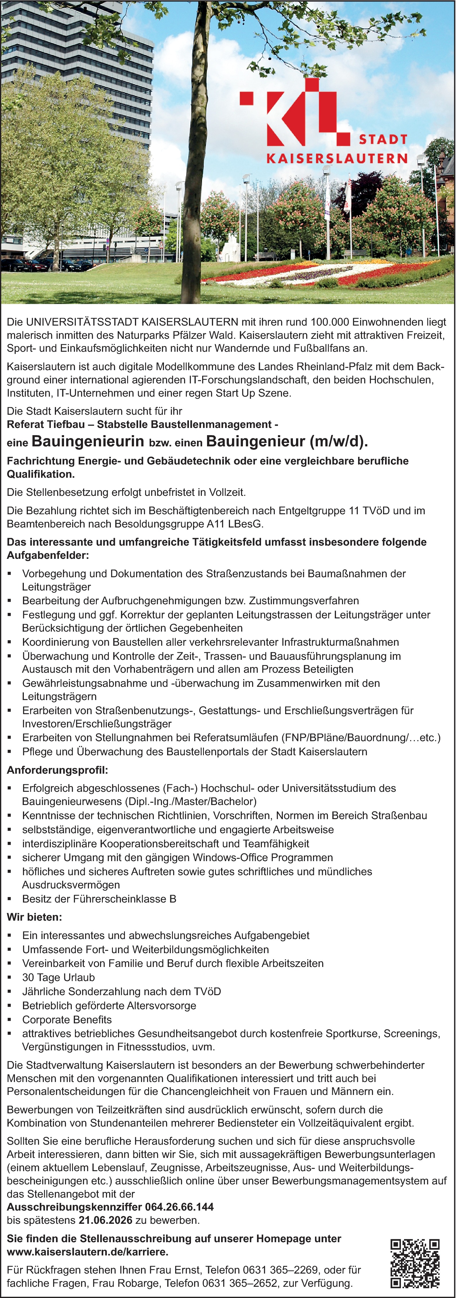 Bauingenieur (m/w/d)