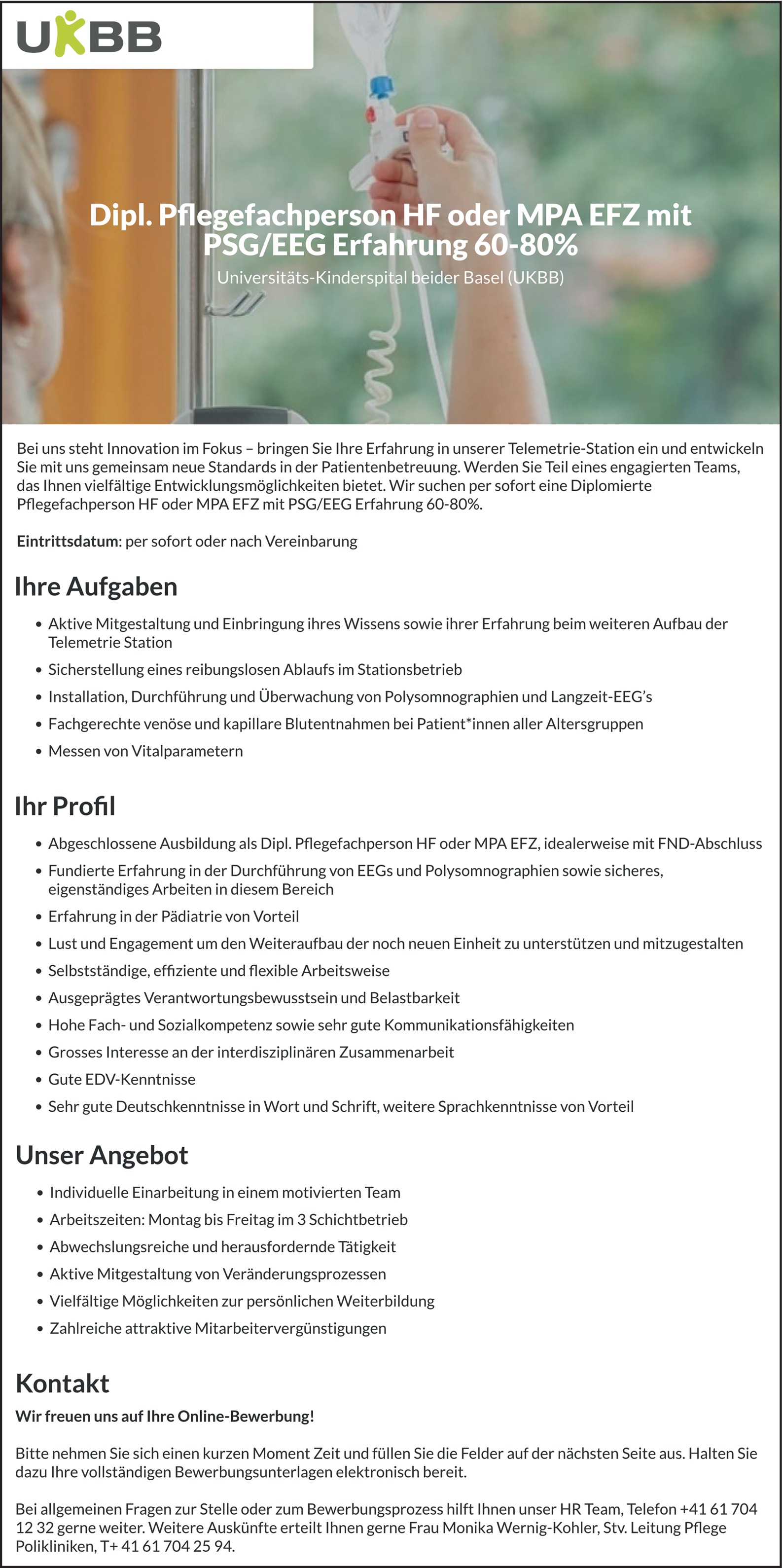 Dipl..Pflegeperson m/w/d