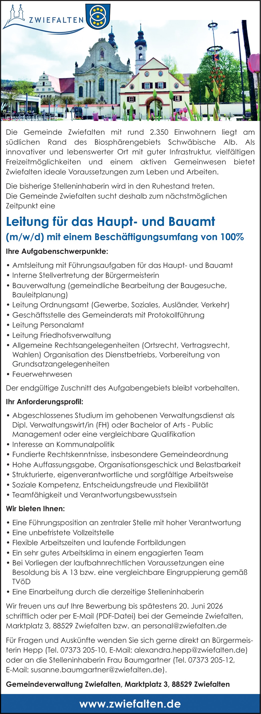 Amtsleiter m/w/d