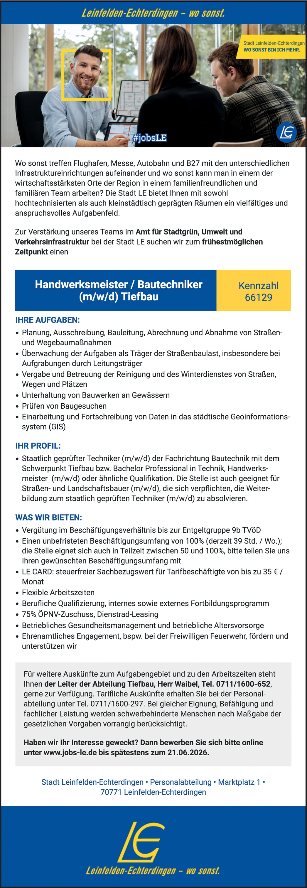 Bauingenieur (m/w/d)