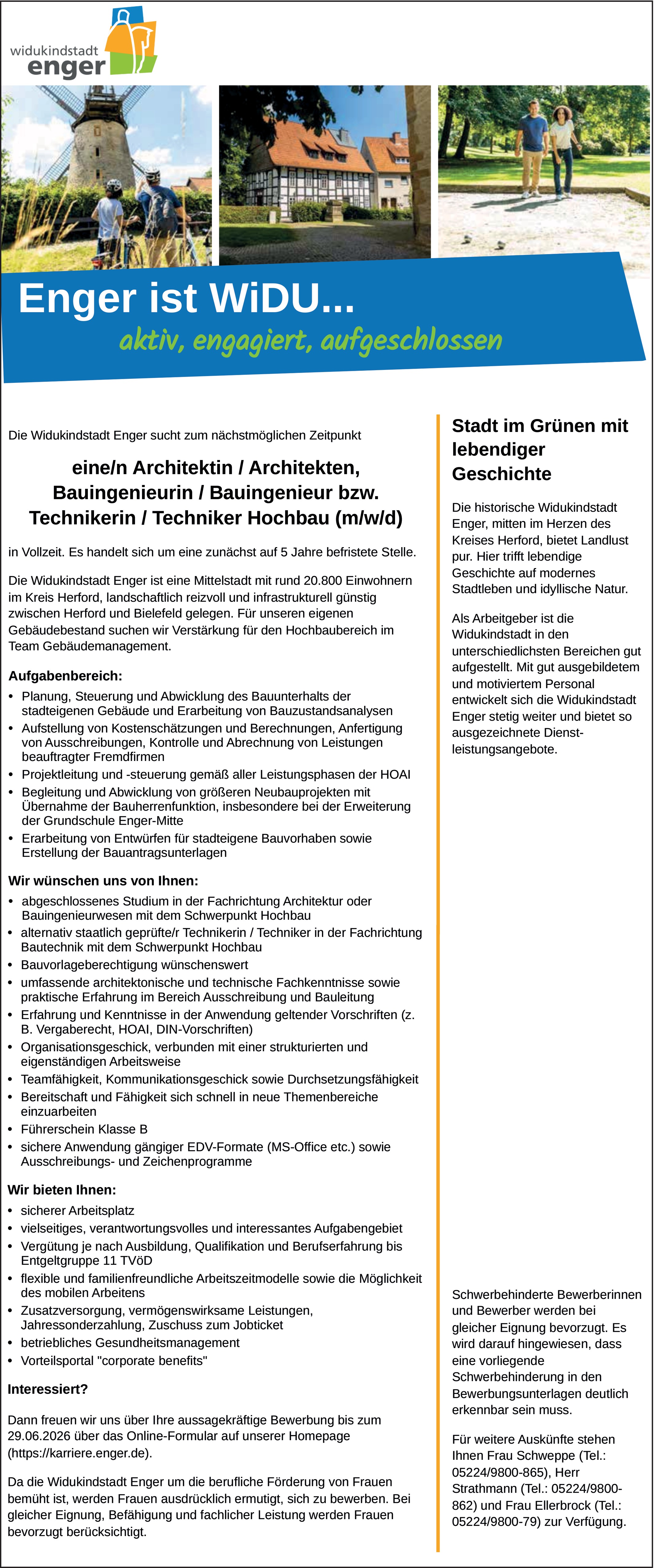 Bauingenieur/in öffentlicher Dienst