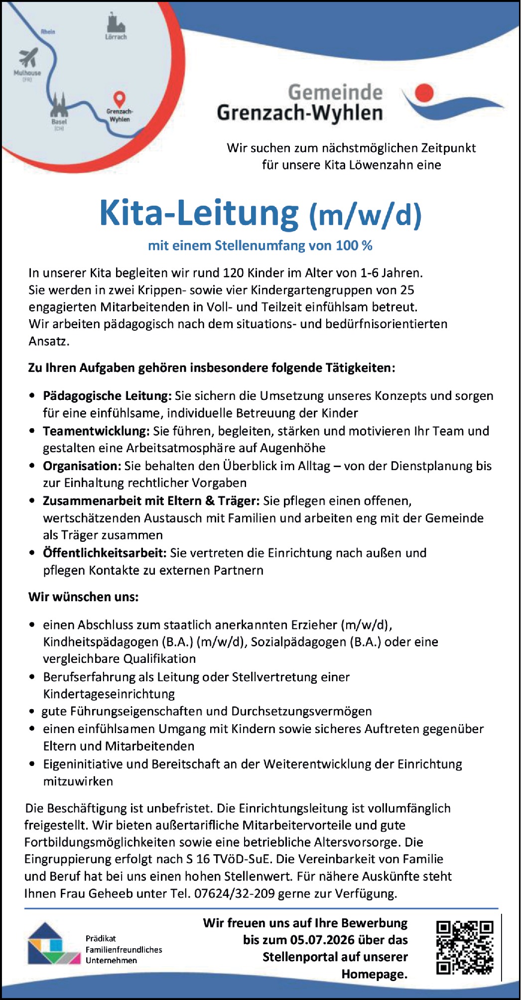 Kita-Leitung m/w/d