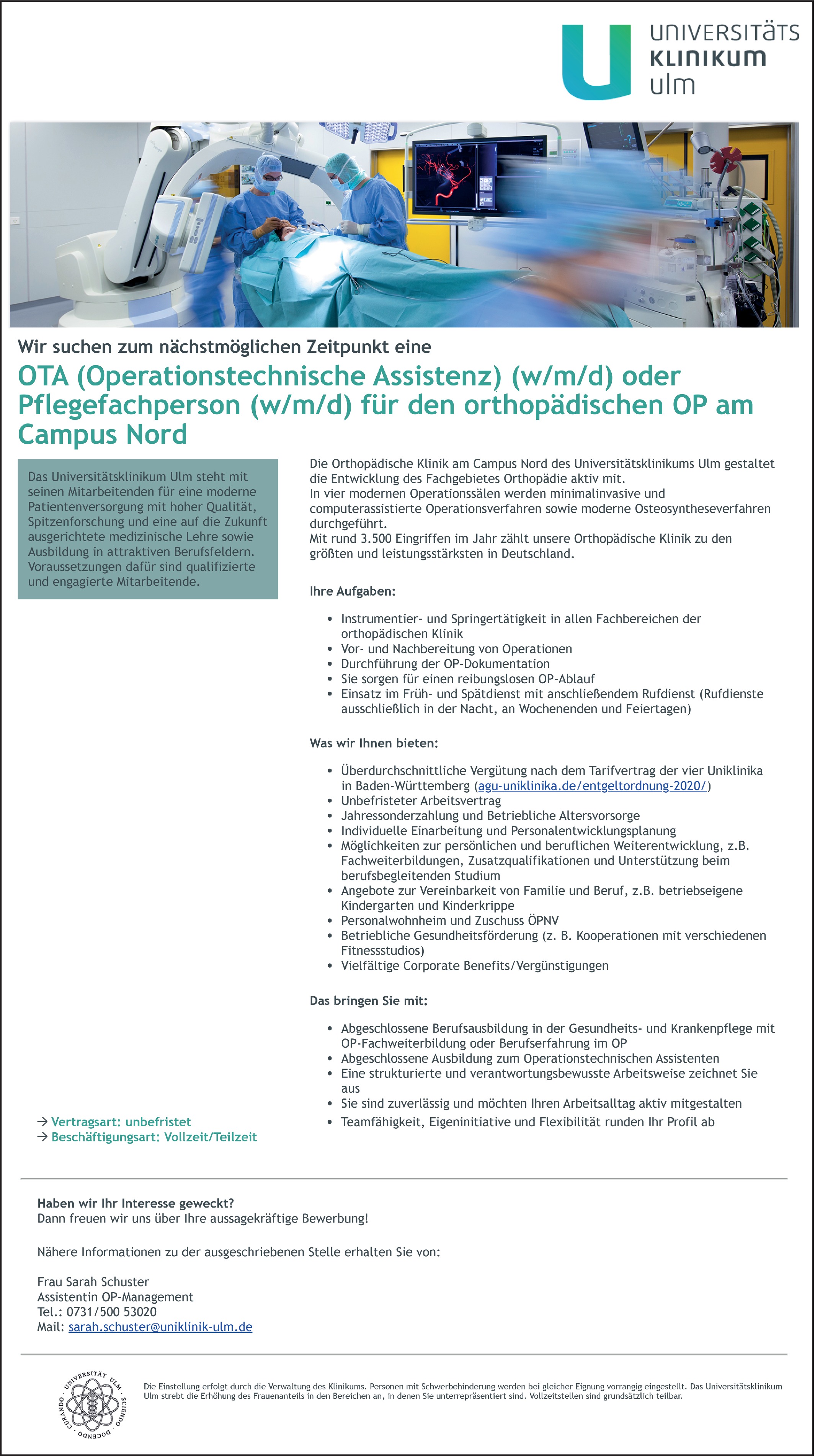 Gesundheits- und Krankenpfleger/in m/w/d