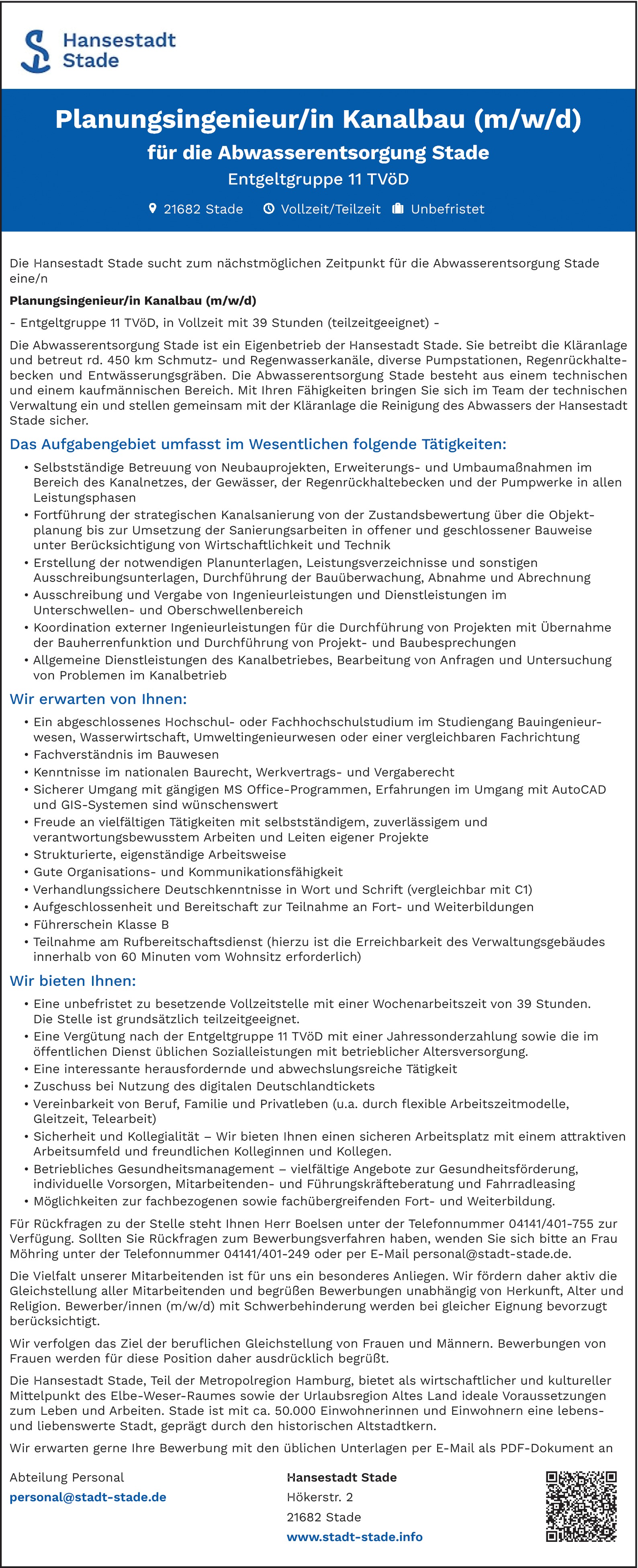 Bauingenieur (m/w/d)