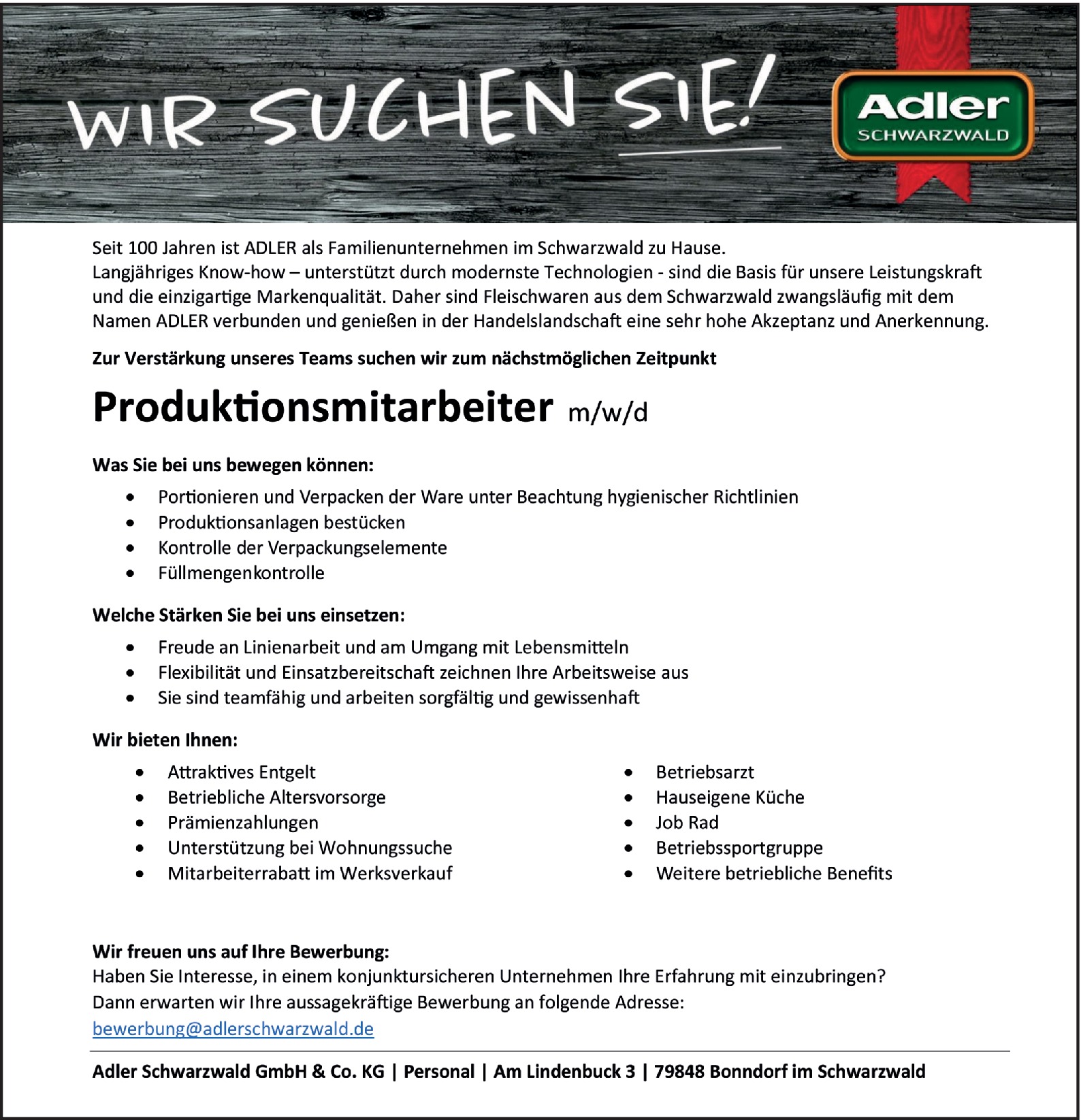 Produktionsmitarbeiter / Verpacker / Verpackungshelfer (m/w/d)