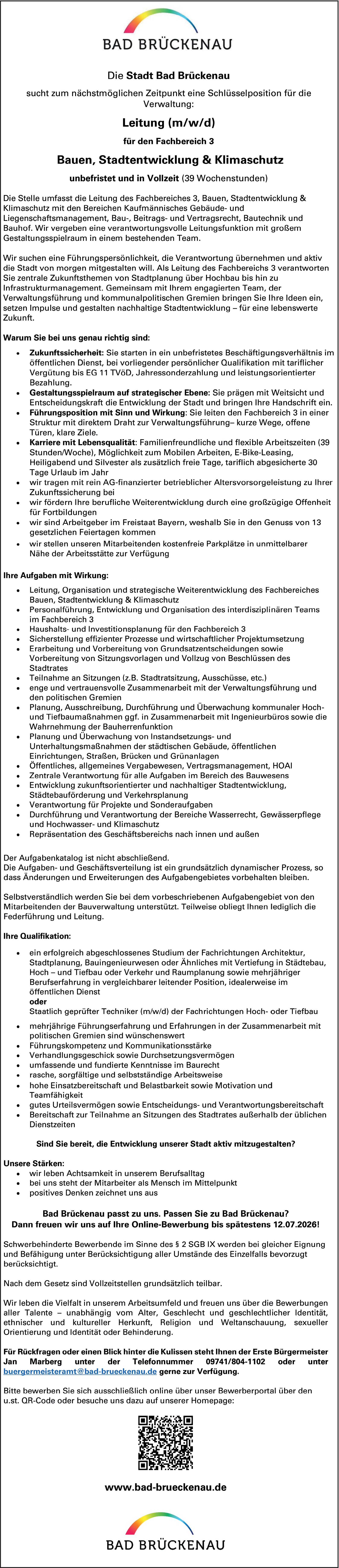Bauingenieur m/w/d Hoch- Tiefbau