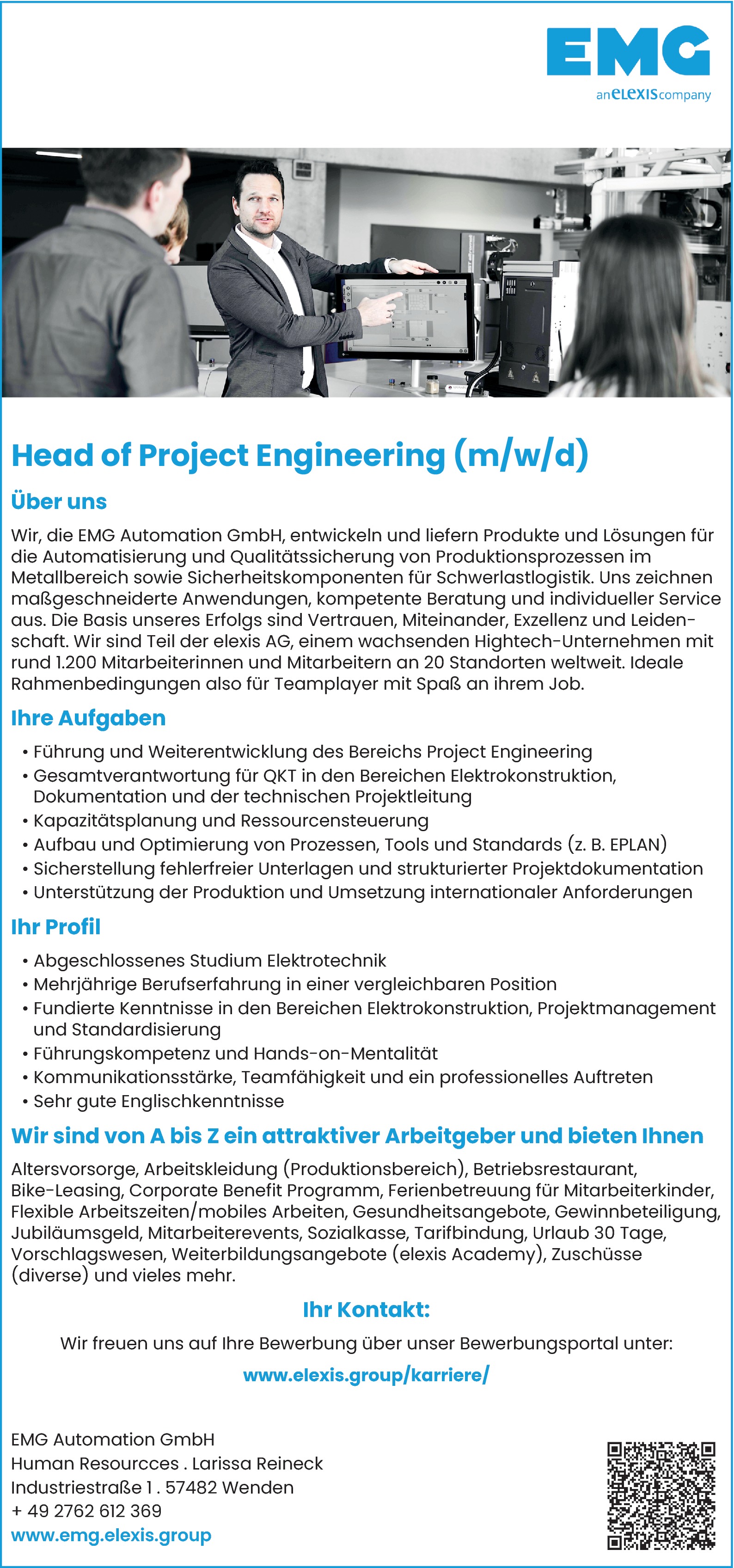 Head of Project Engineering m/w/d