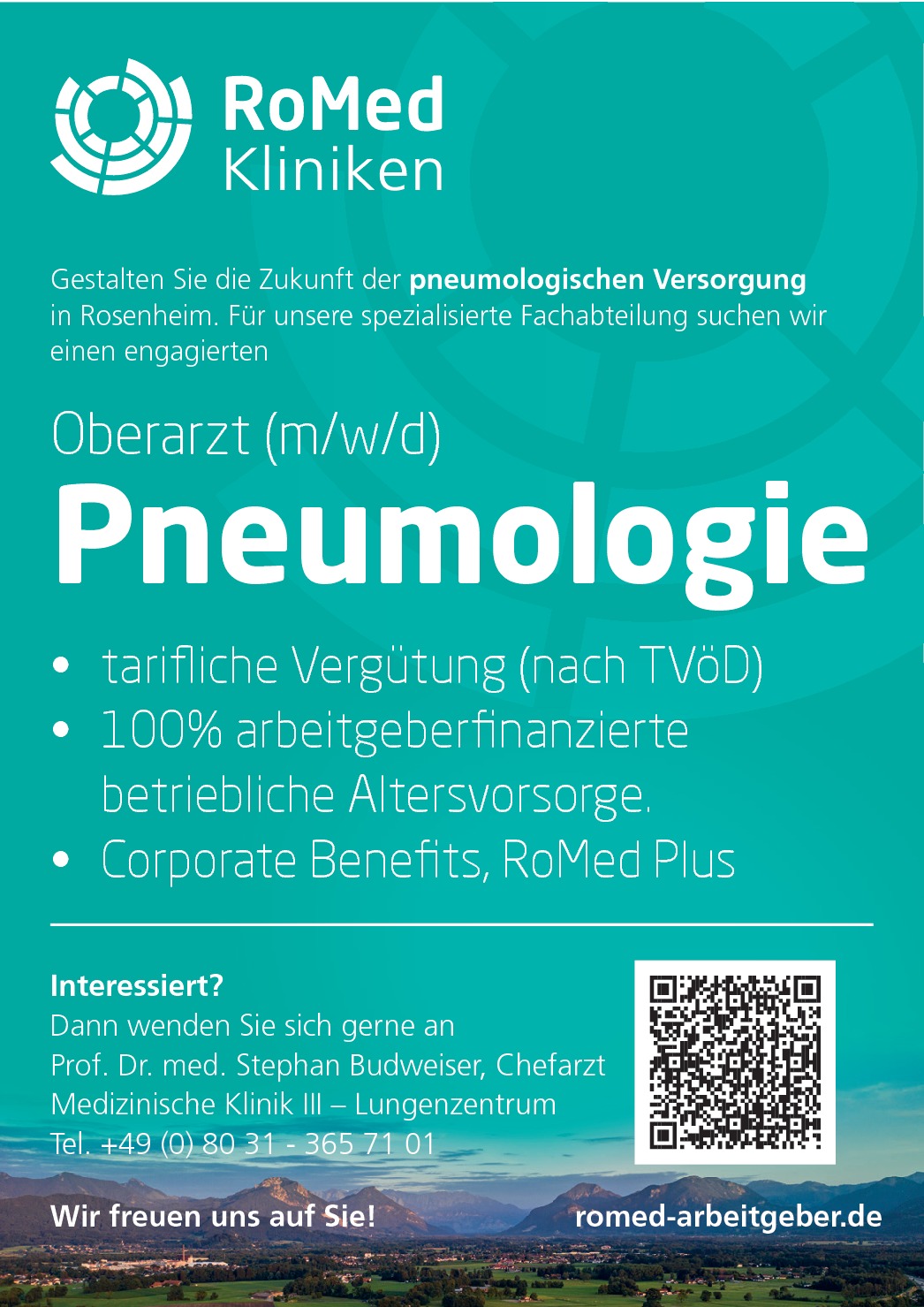 Oberarzt Pneumologie (m/w/d)