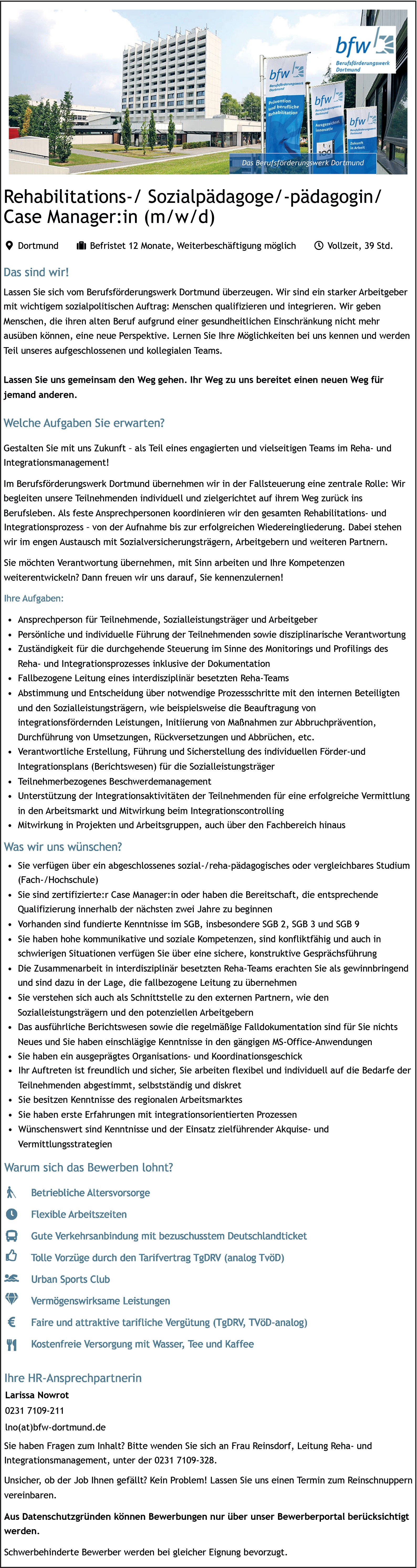 Sozialpädagoge m/w/d
