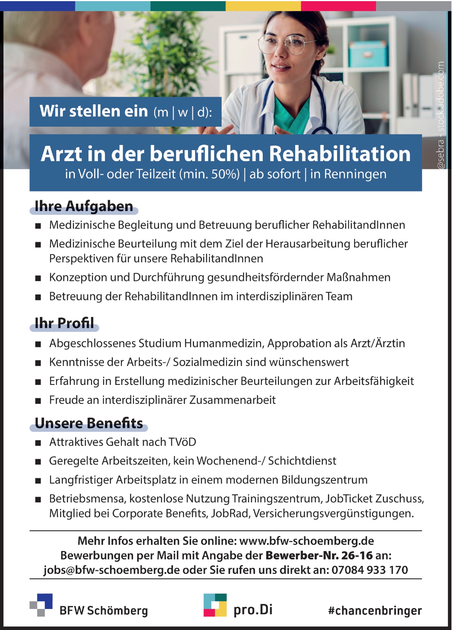 Facharzt Arbeitsmedizin (m/w/d)