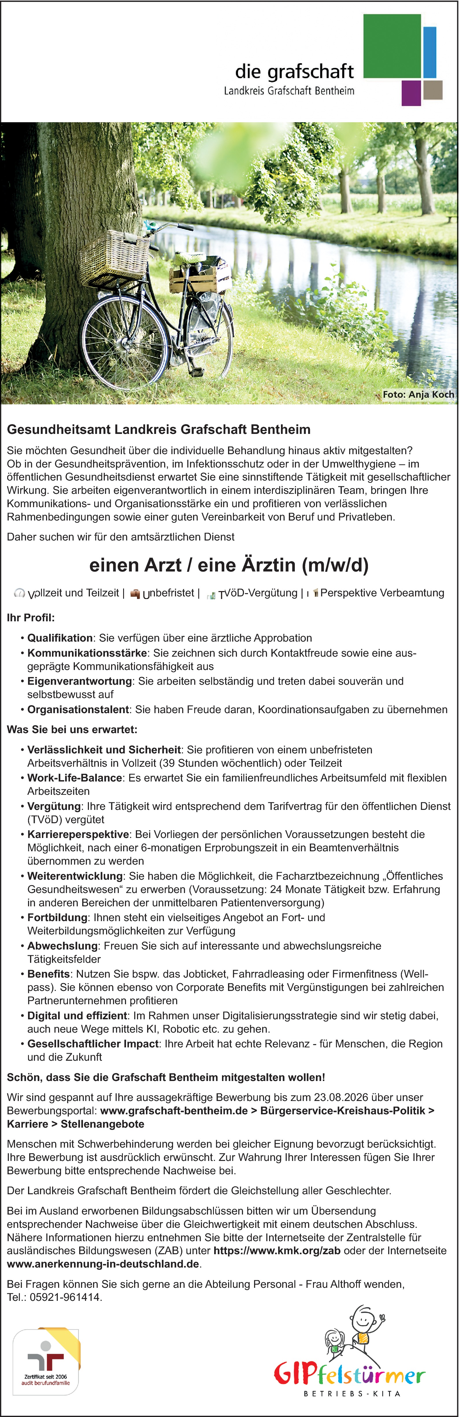 Arzt Ärztin m/w/d