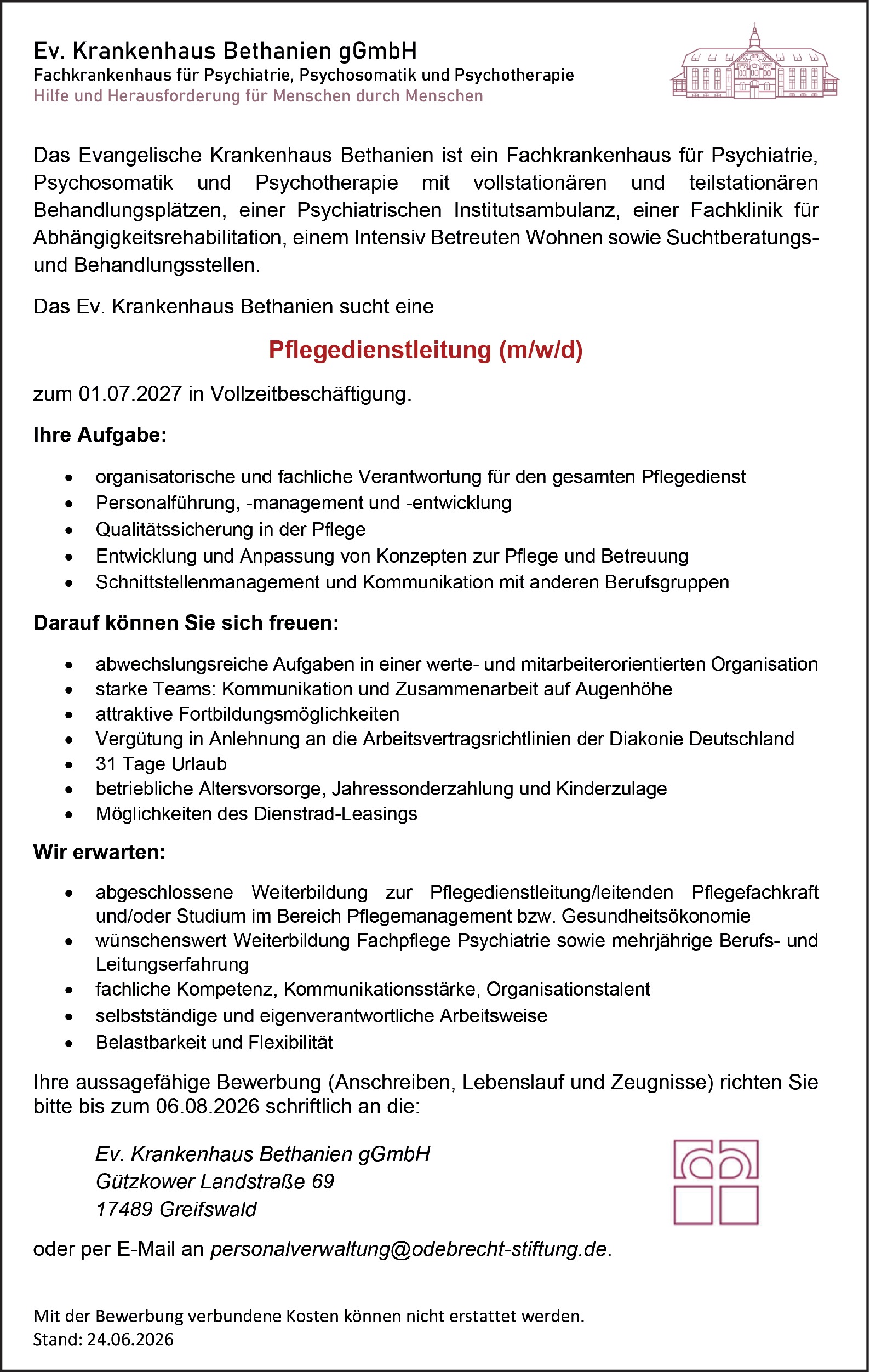 Pflegedienstleitung m/w/d
