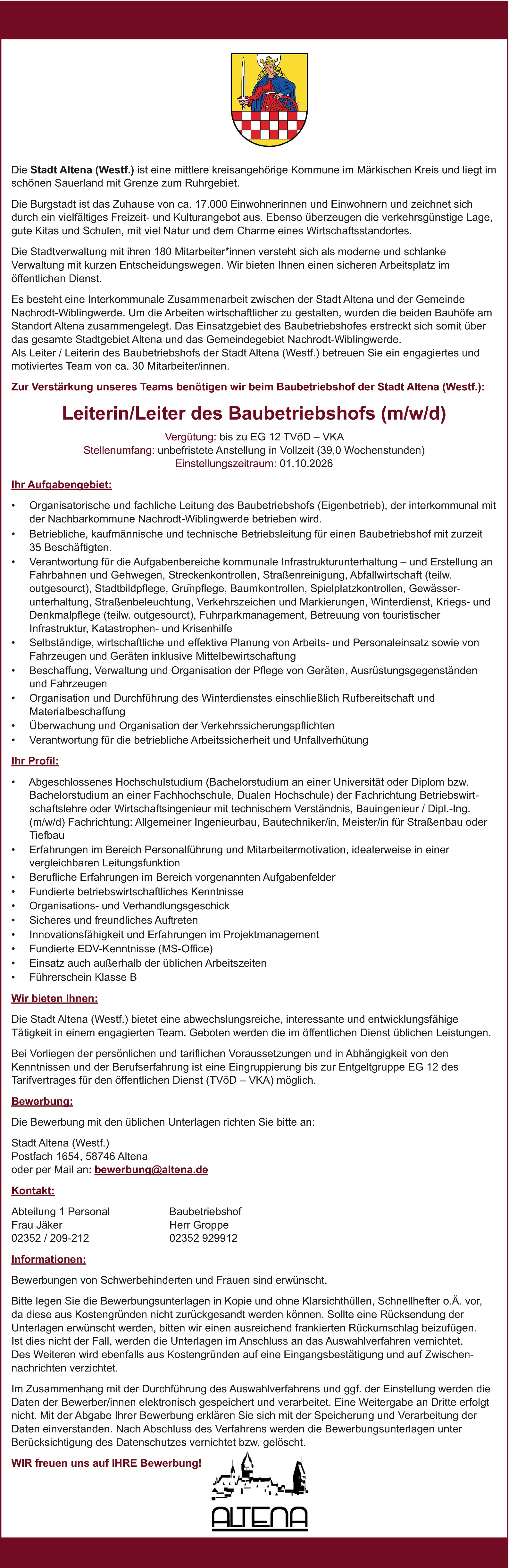 Bautechniker (m/w/d)