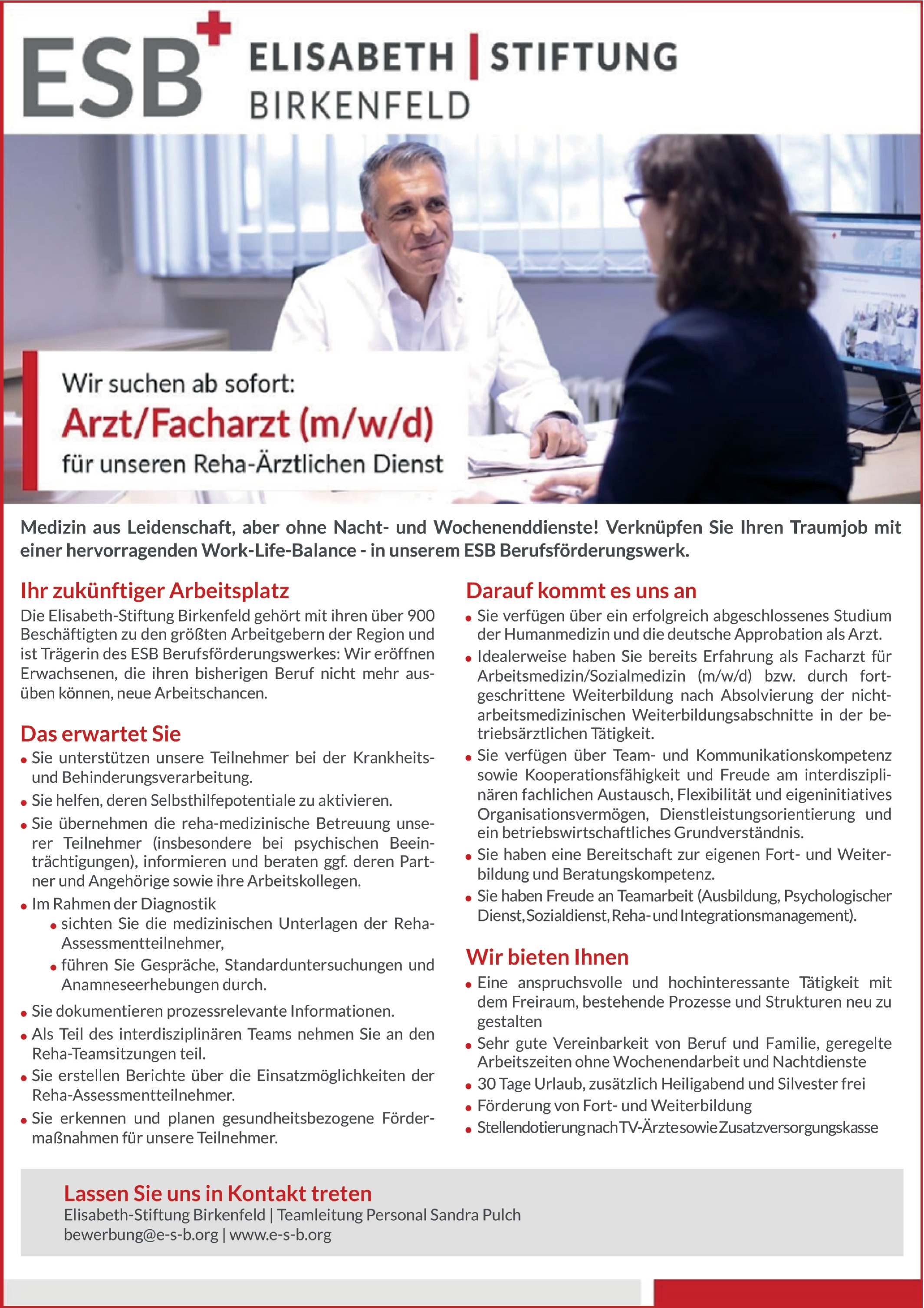Arzt/Facharzt für unseren Reha-Ärztlichen Dienst m/w/d
