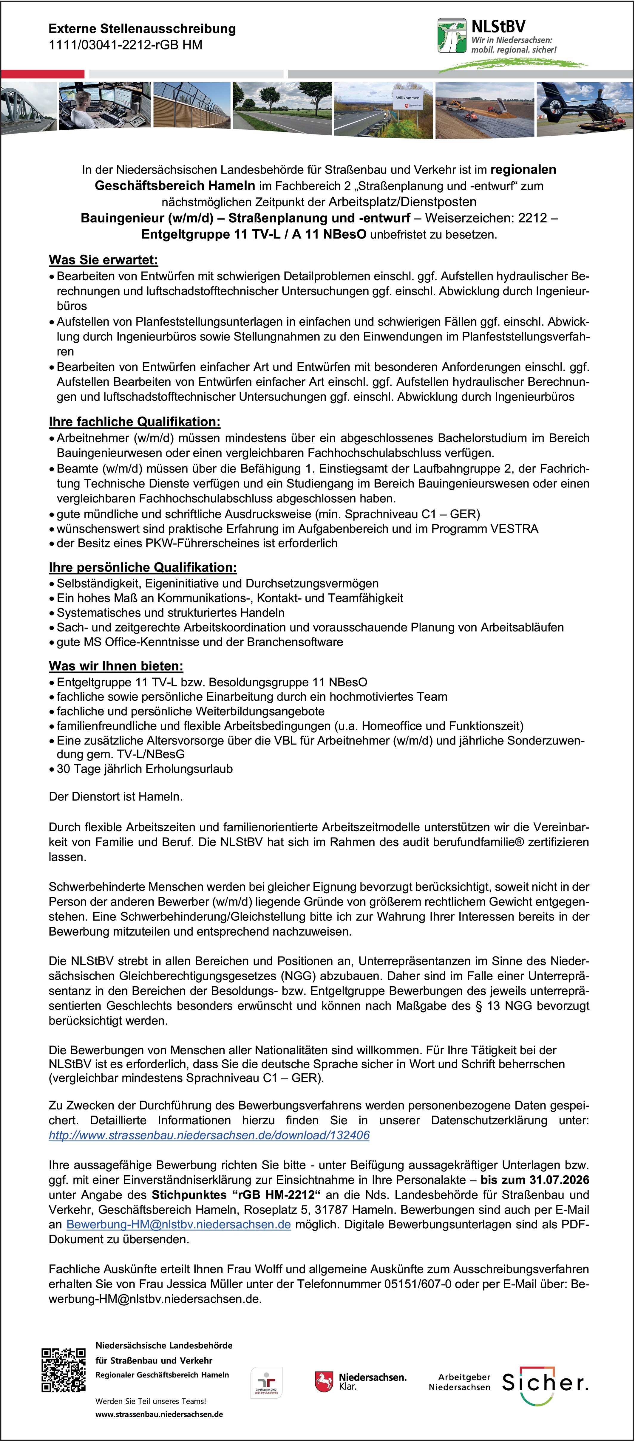 Bauingenieur (m/w/d)