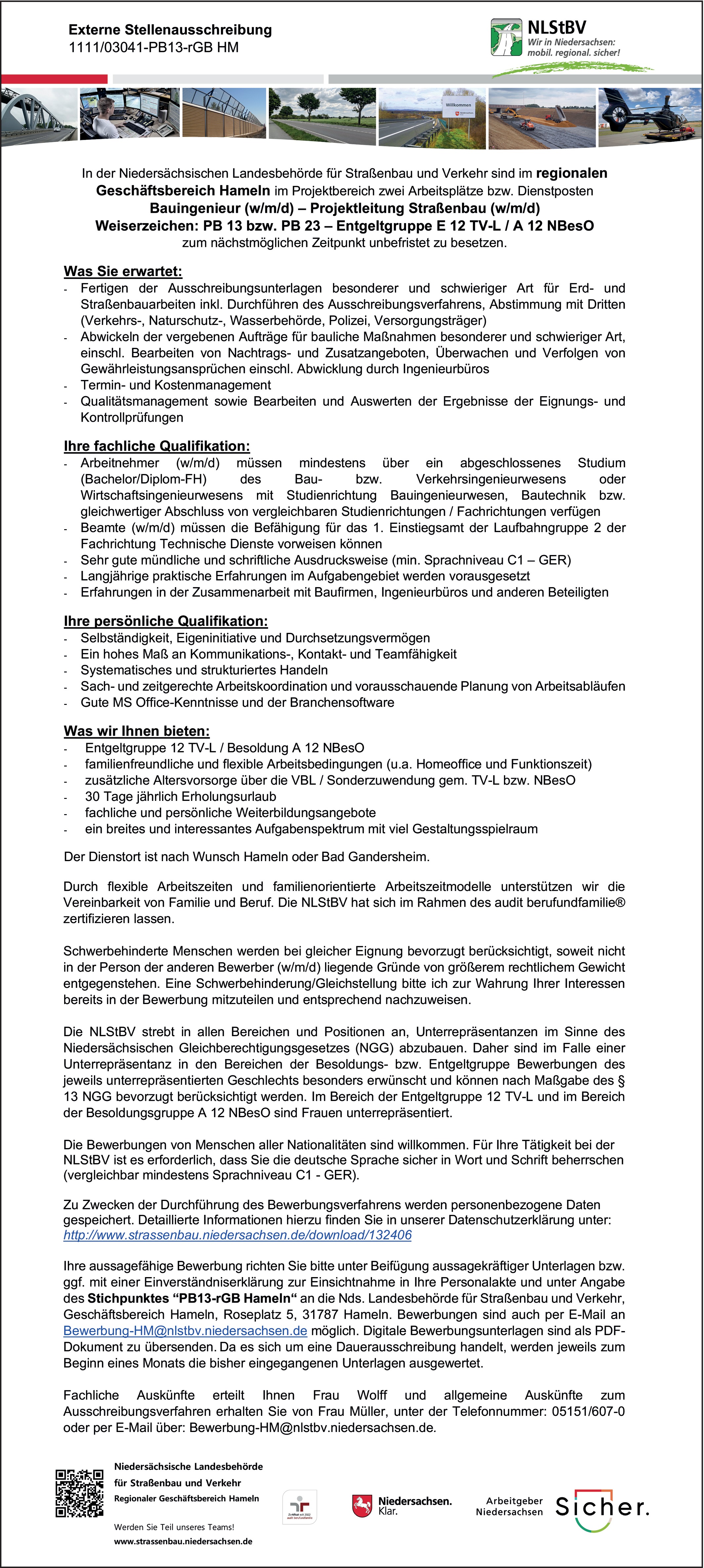 Wirtschaftsingenieur Bautechnik (m/w/d)
