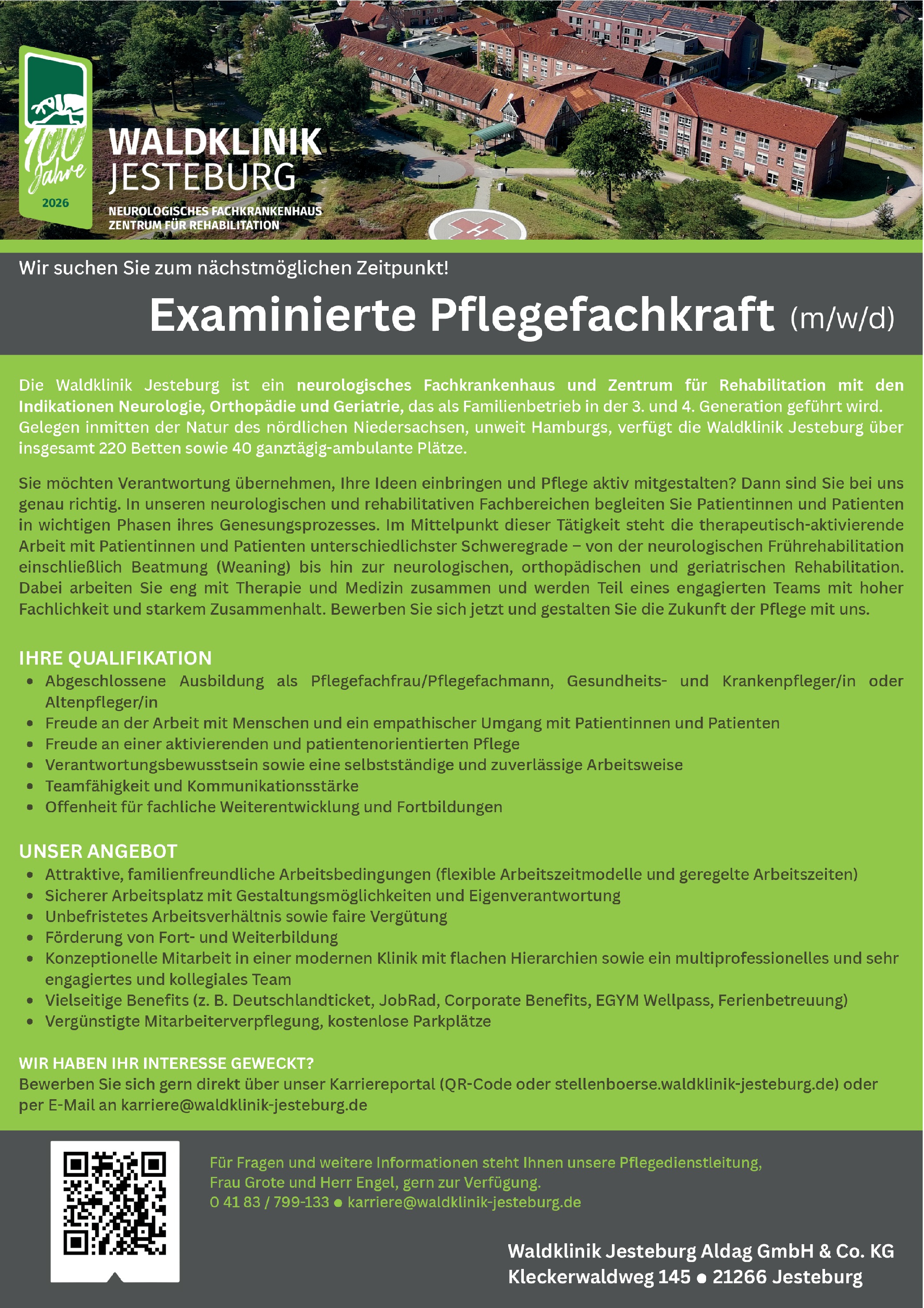 examinierte Pflegefachkraft