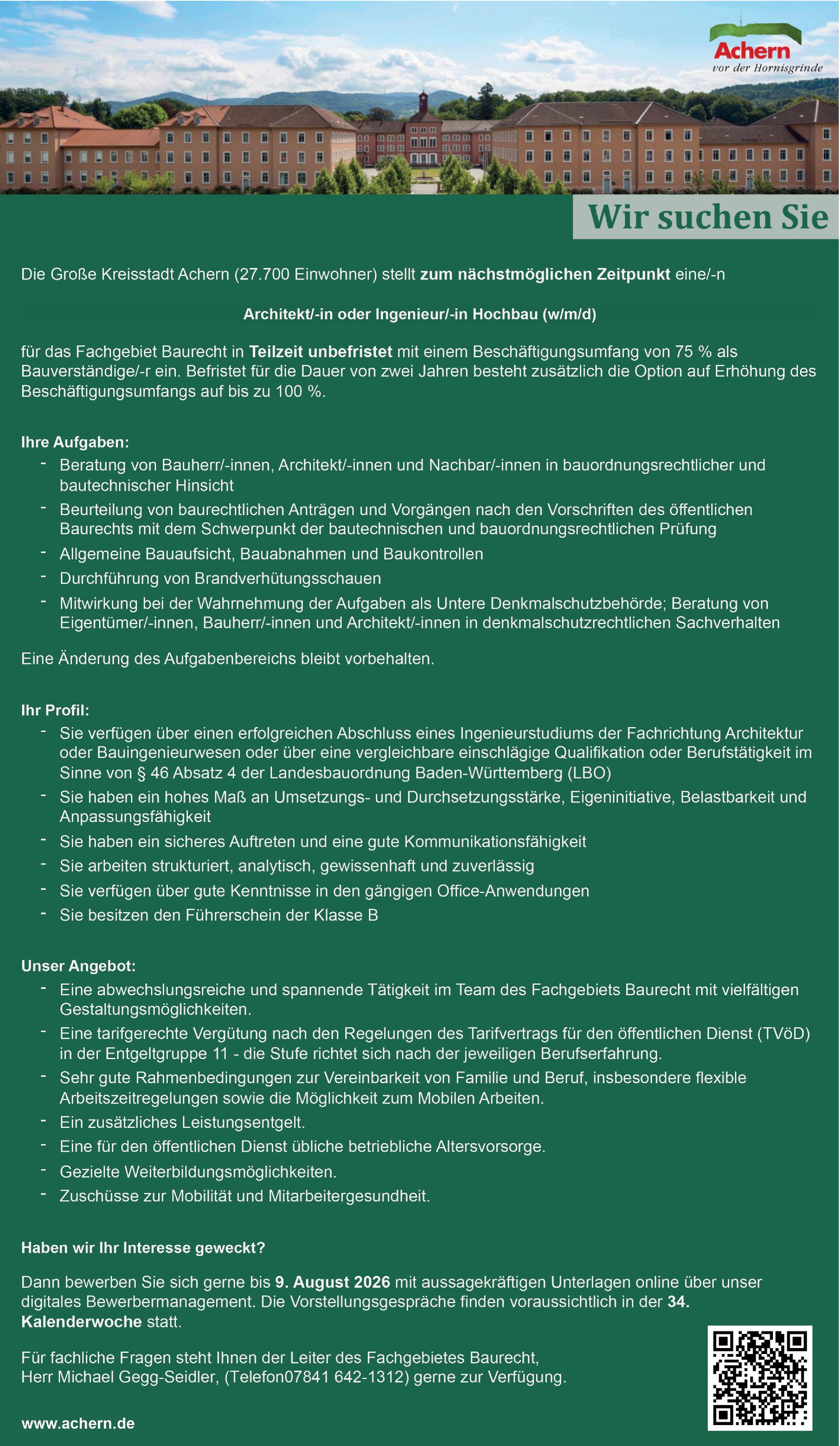 Hochbauingenieur (m/w/d)