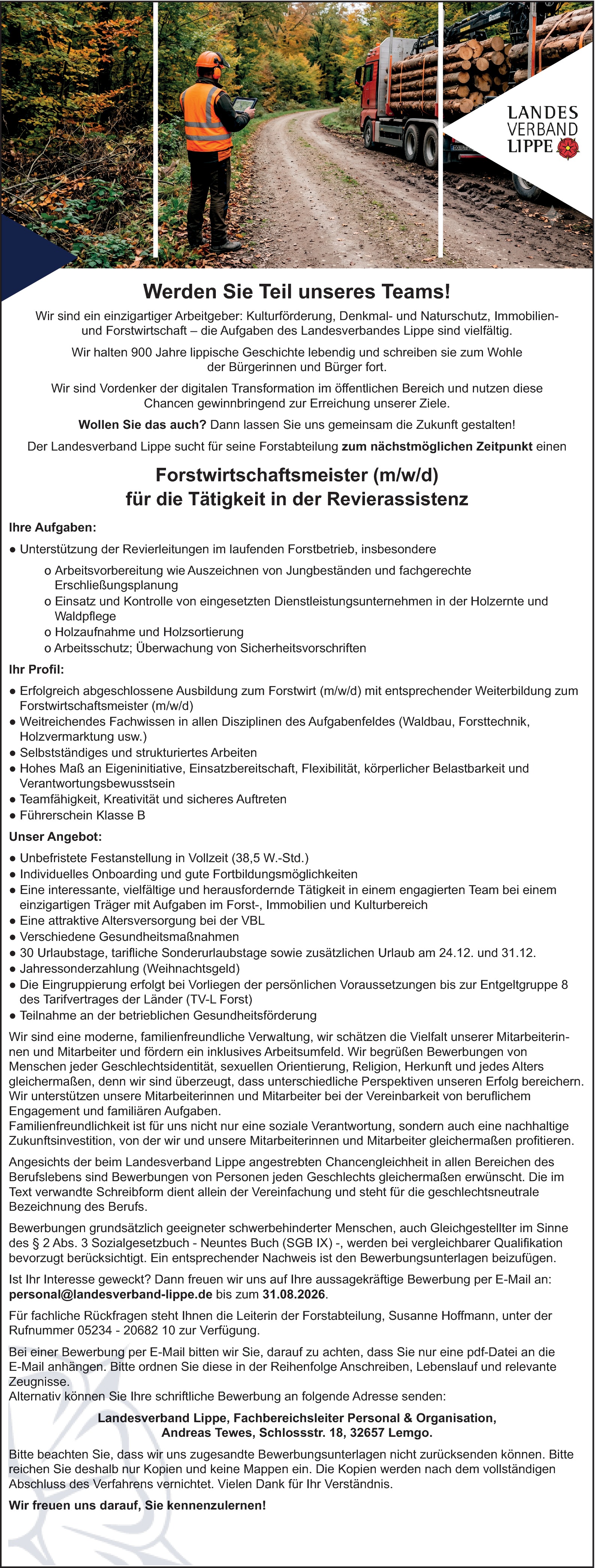 Forstwirtschaftsmeister m/w/d