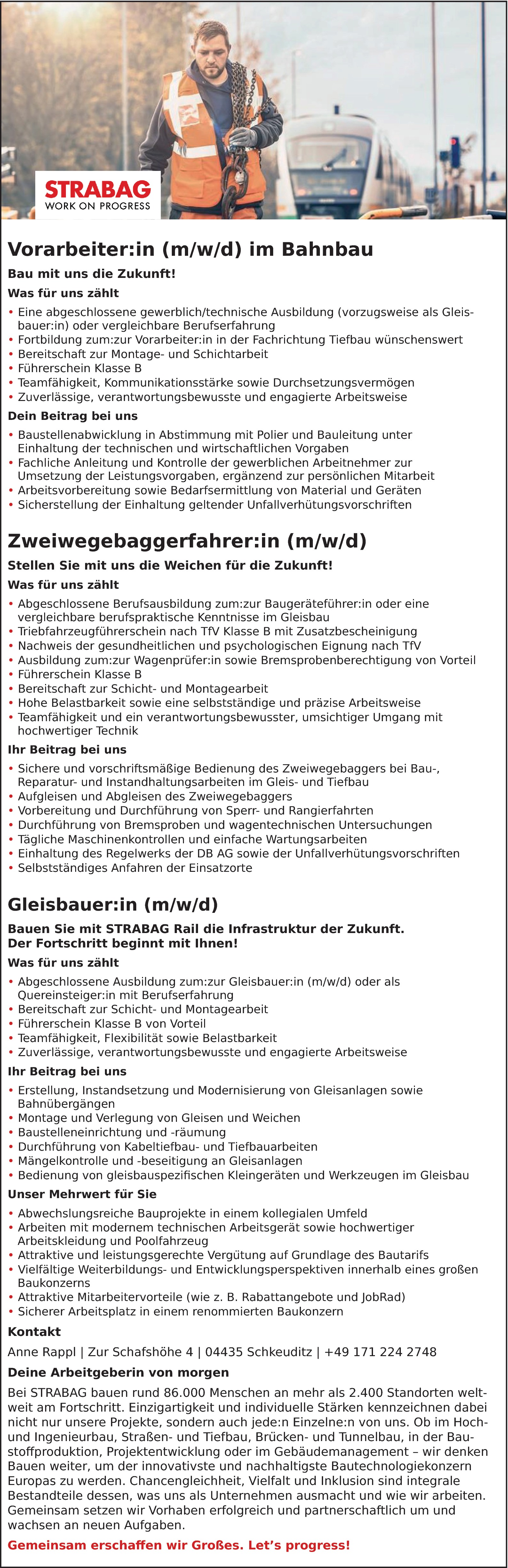 Gleisbauer (m/w/d)