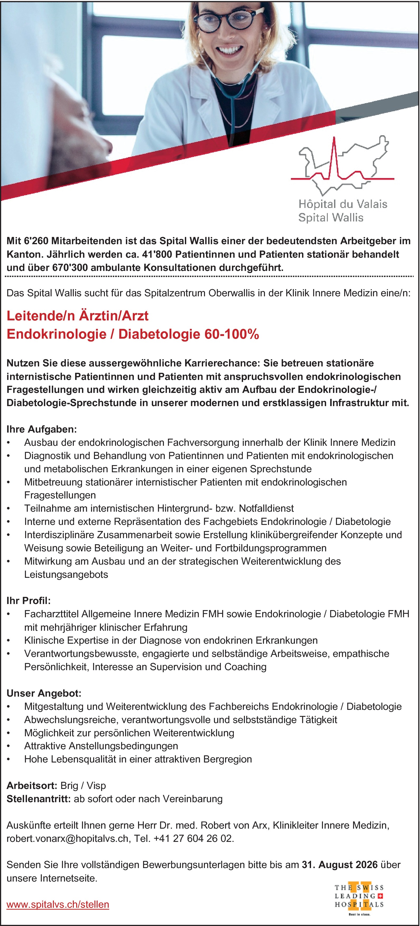 Facharzt Innere Medizin (m/w/d)