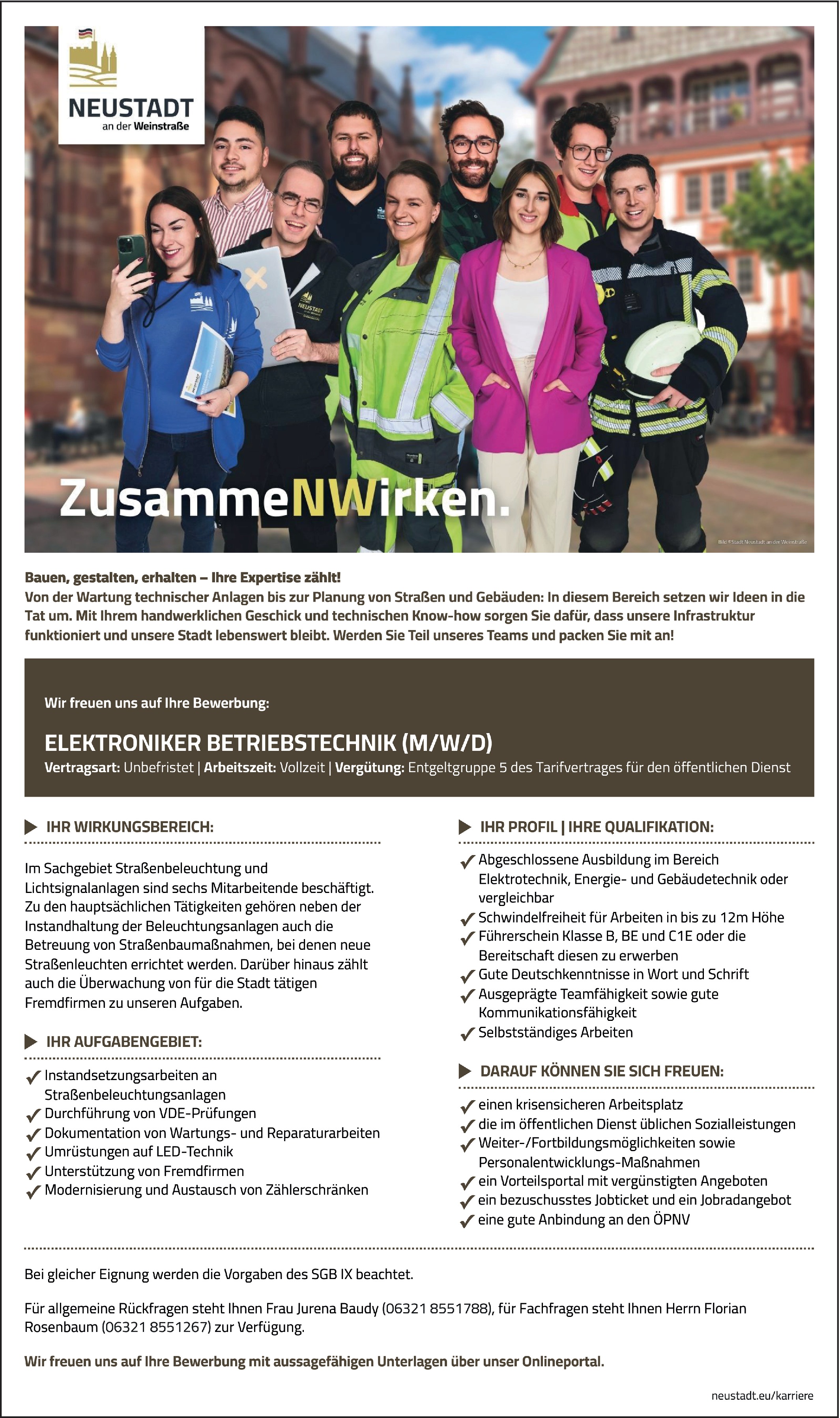 Elektroniker/Betriebstechnik m/w/d