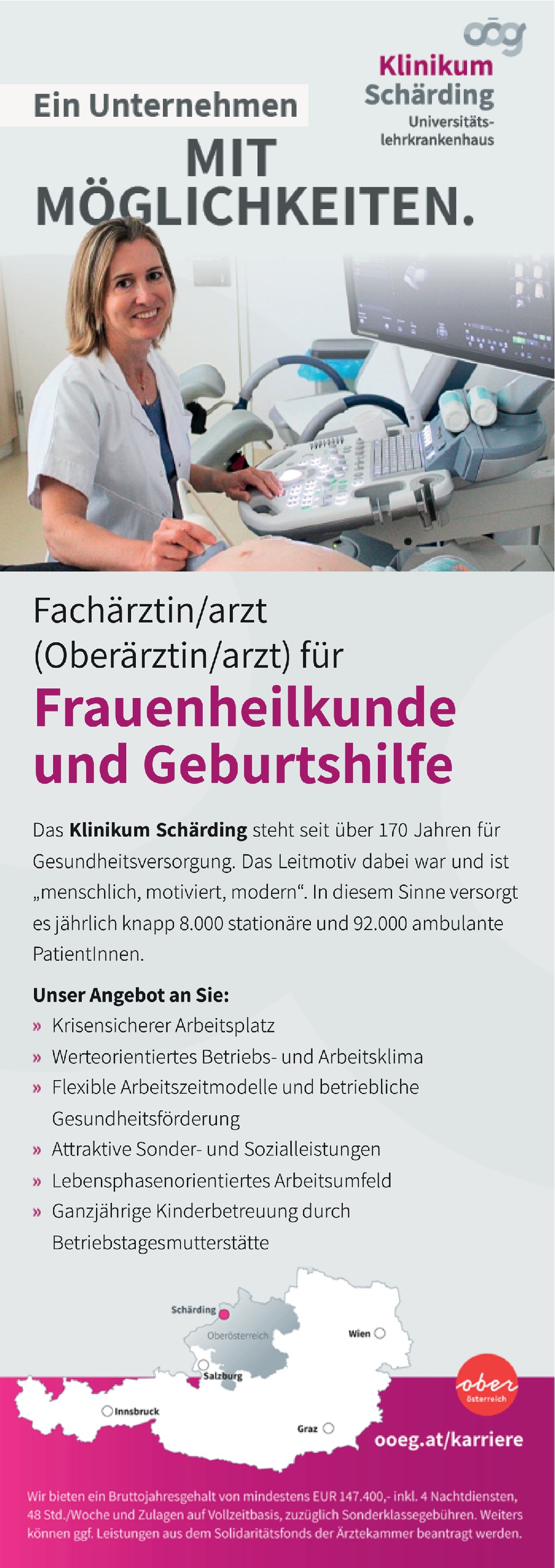 Facharzt / Oberarzt für Frauenheilkunde und Geburtshilfe m/w/d